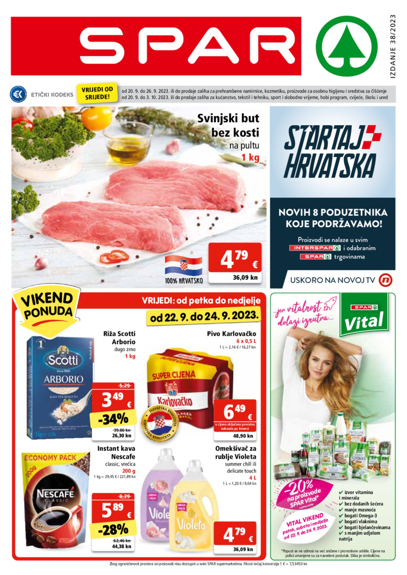 SPAR katalog Akcija 20.09.-26.09.2023.