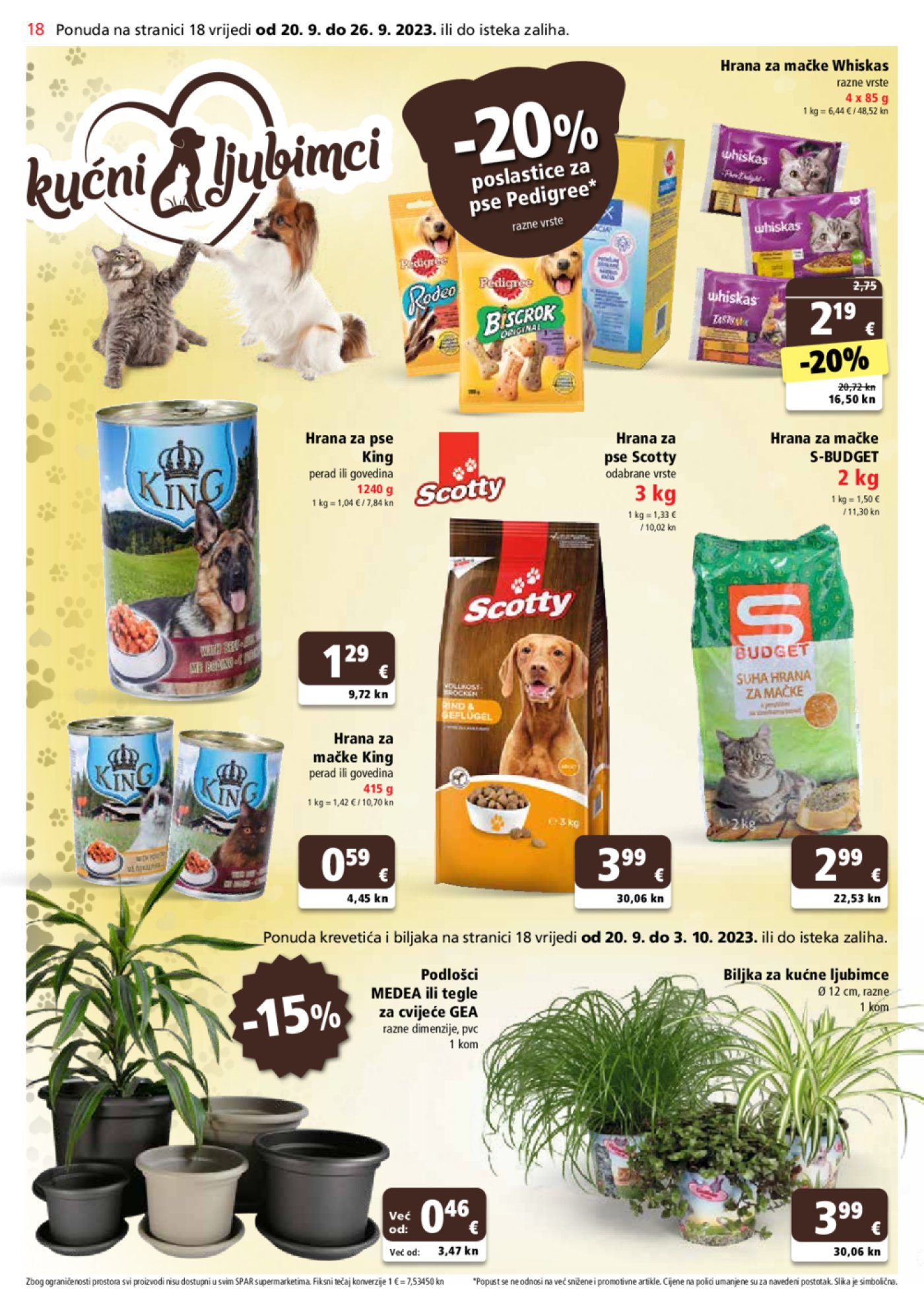 SPAR katalog Akcija 20.09.-26.09.2023.