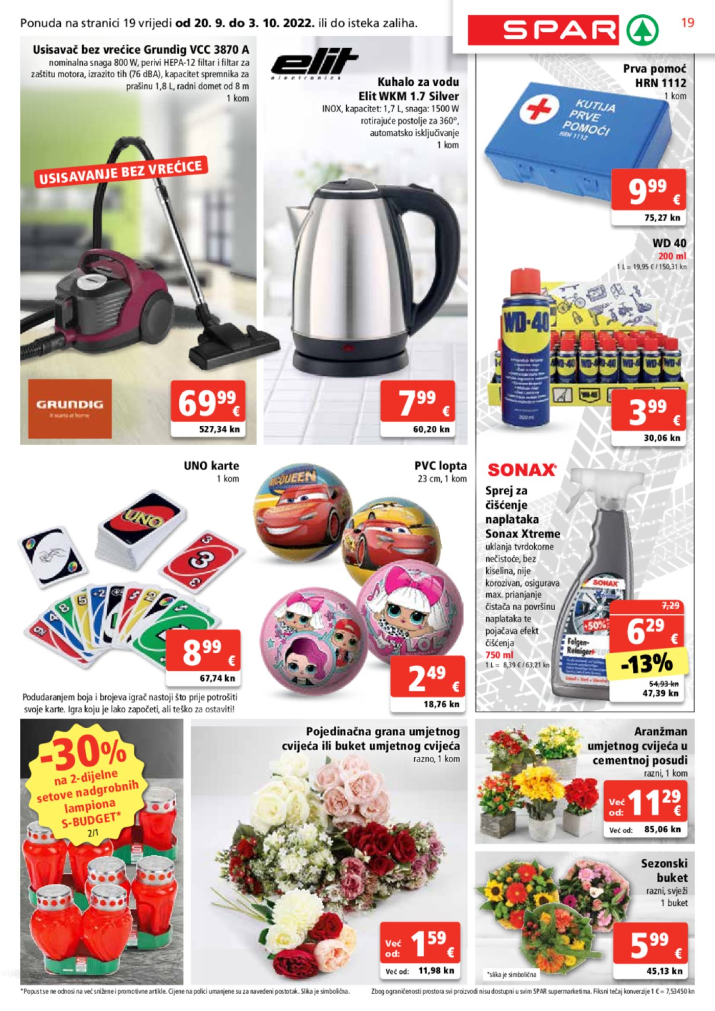 SPAR katalog Akcija 20.09.-26.09.2023.