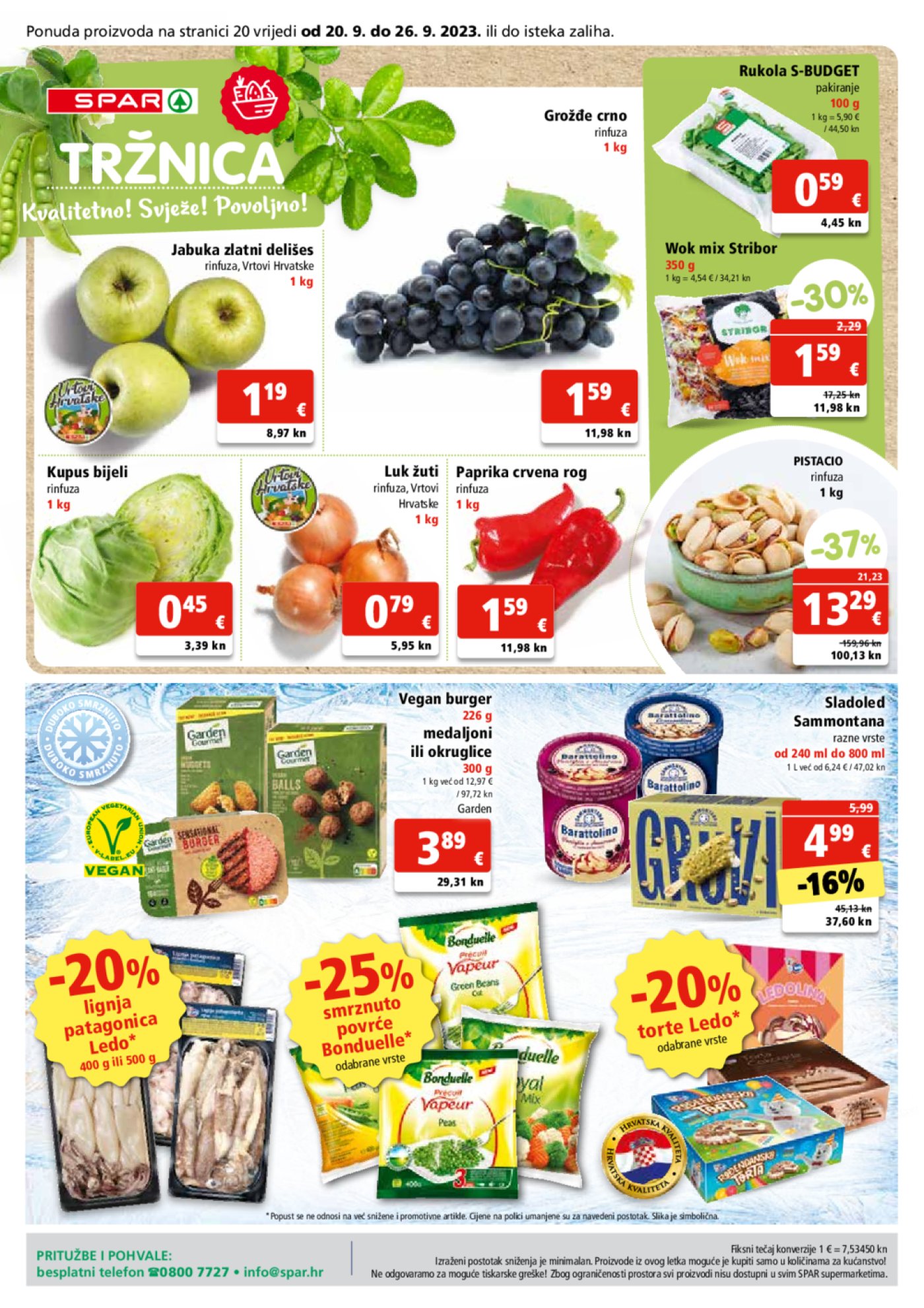 SPAR katalog Akcija 20.09.-26.09.2023.
