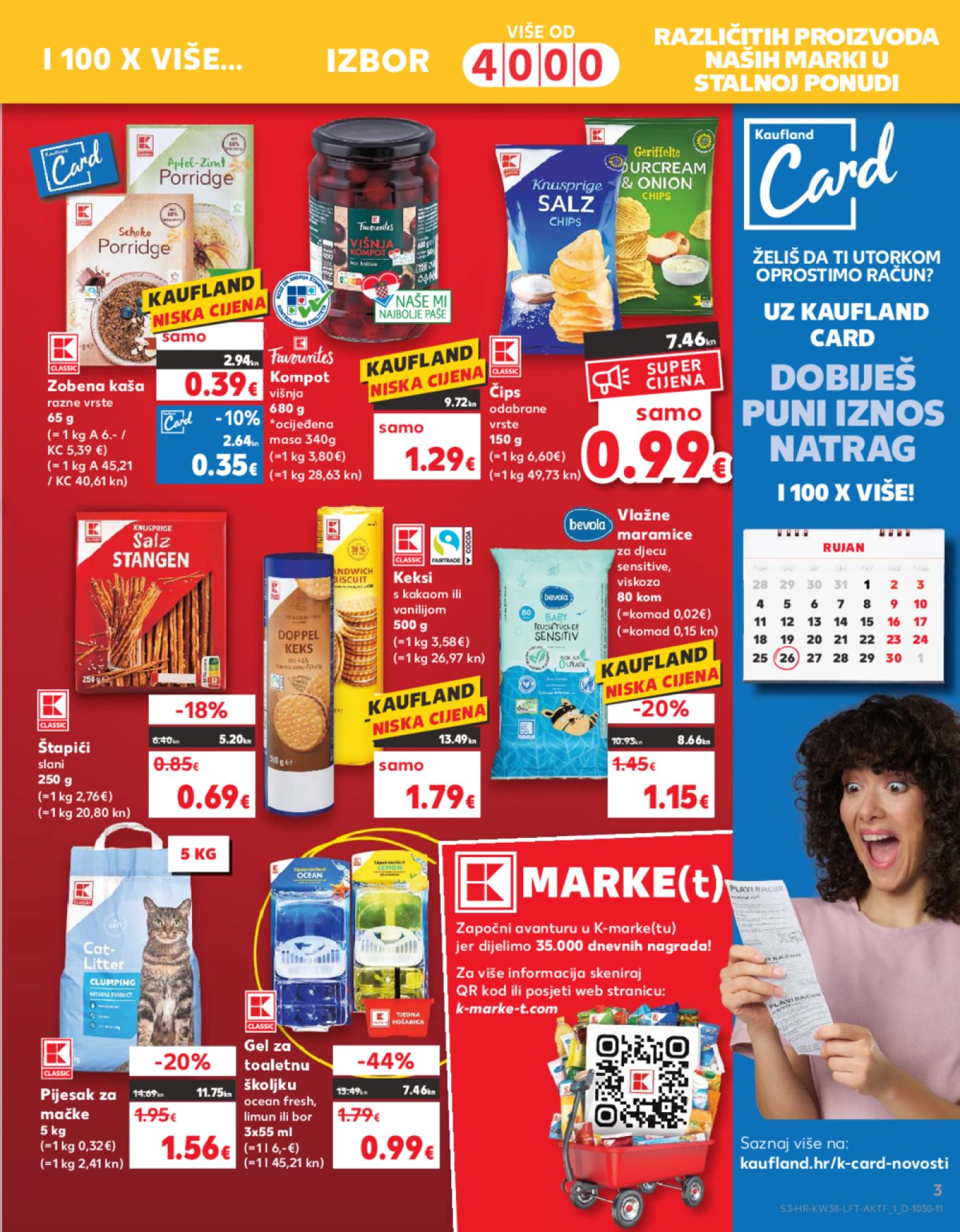 Kaufland katalog Akcija 20.09.-26.09.2023. Odabrane poslovnice