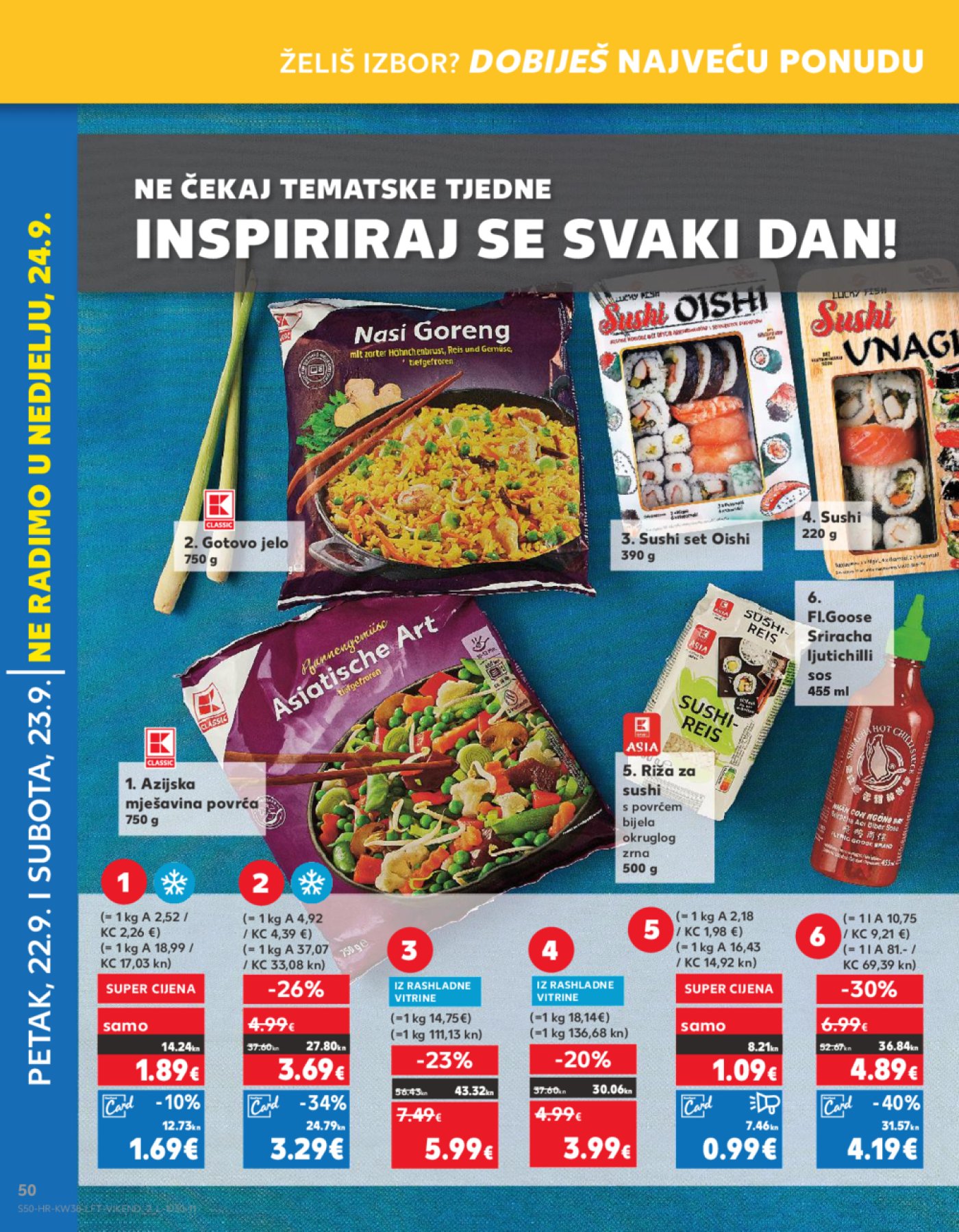 Kaufland katalog Akcija 20.09.-26.09.2023. Odabrane poslovnice