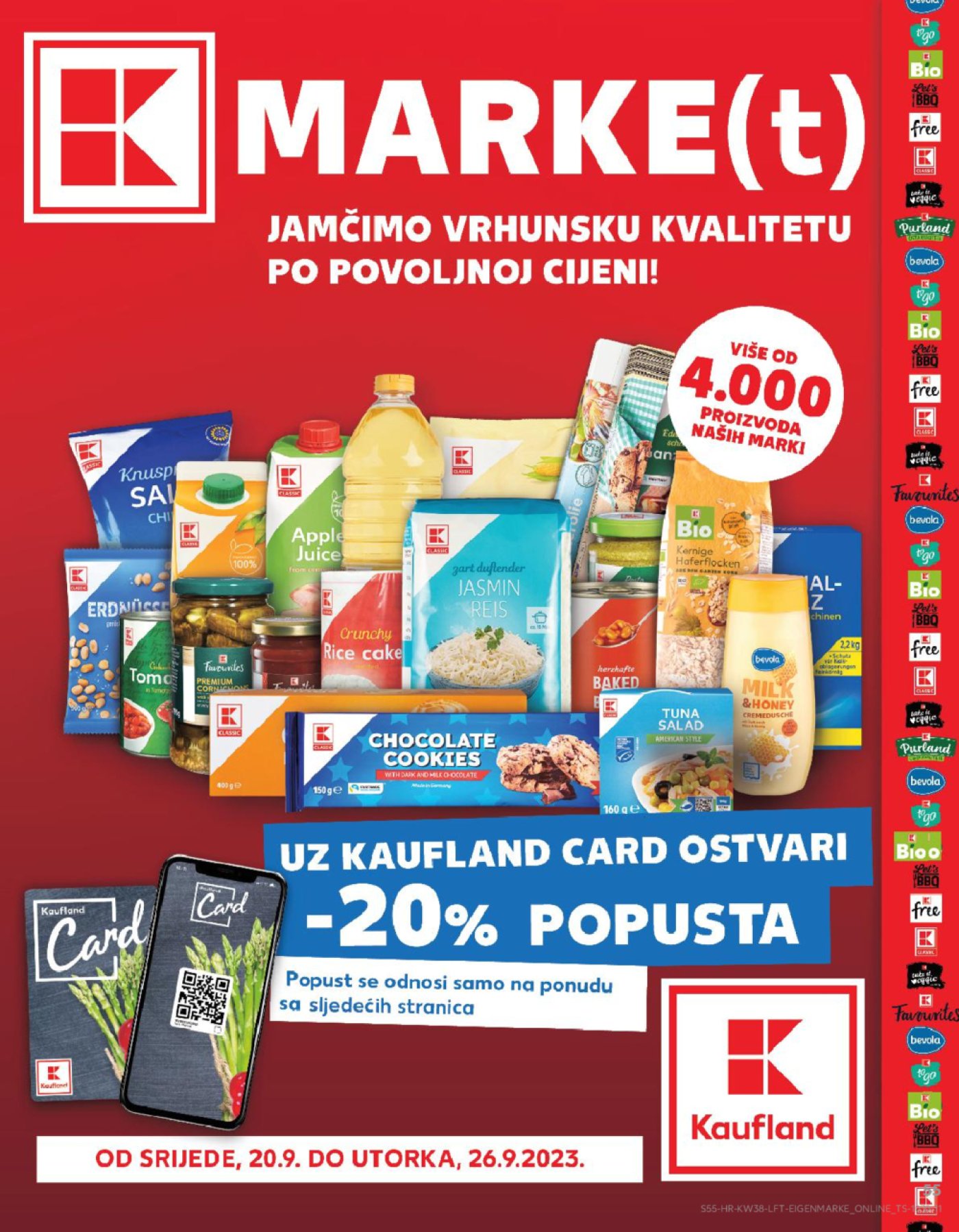 Kaufland katalog Akcija 20.09.-26.09.2023. Odabrane poslovnice