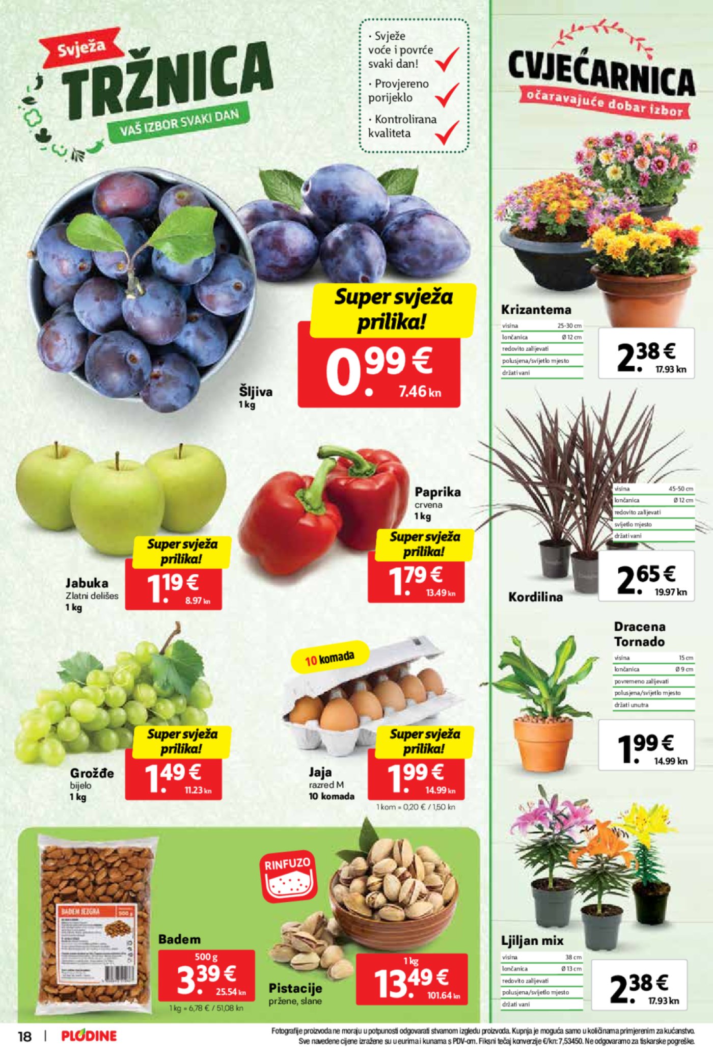 Plodine katalog Otvorenje supermarketa Čakovec 21.09.-26.09.2023.