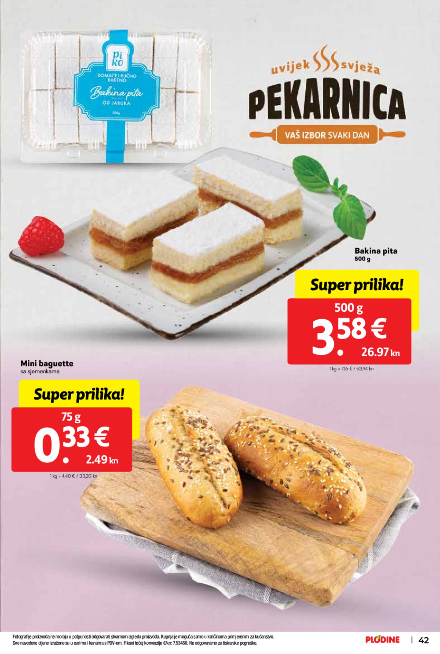 Plodine katalog Otvorenje supermarketa Čakovec 21.09.-26.09.2023.
