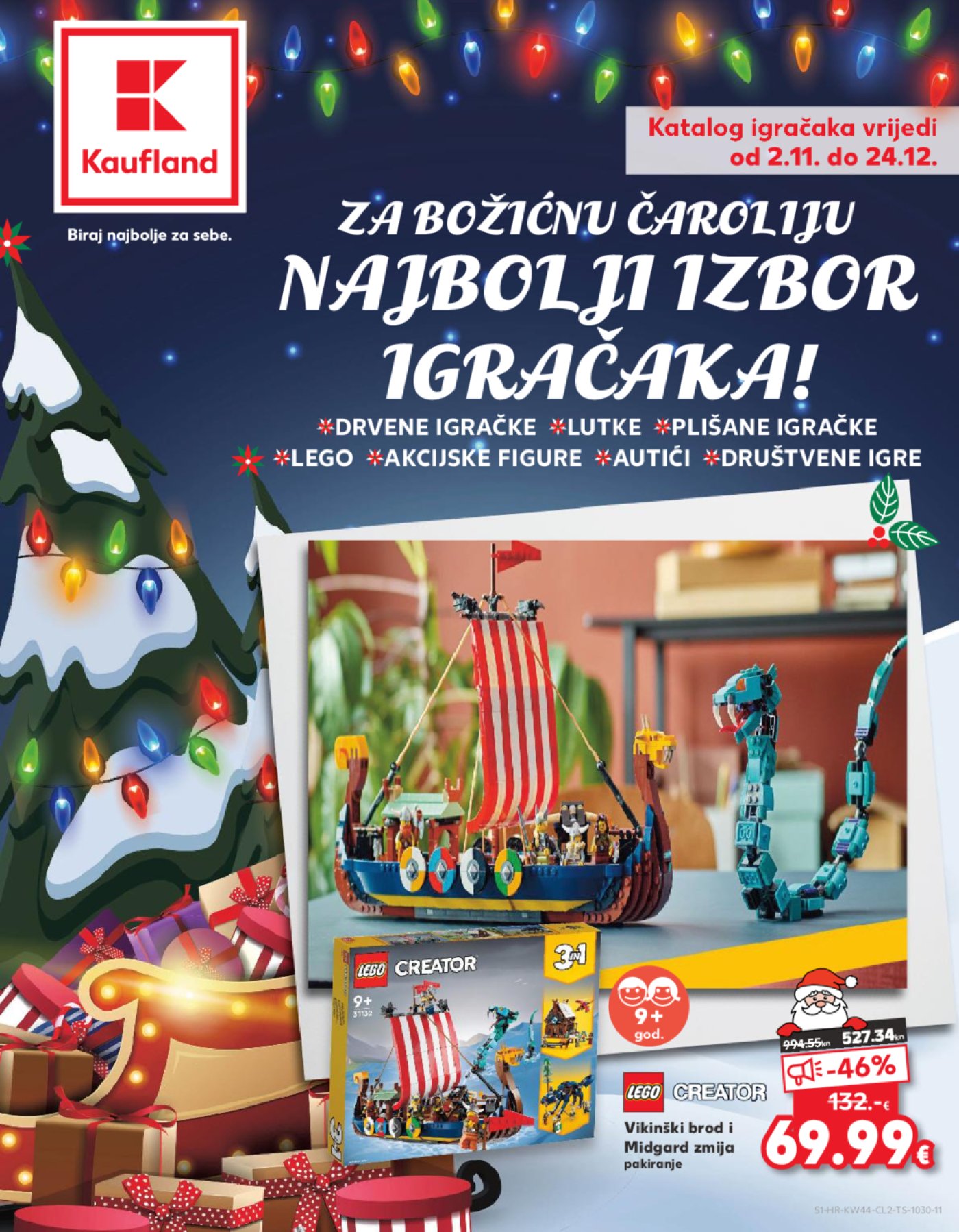 Kaufland katalog Najbolji izbor igračaka 02.11.-24.12.2023.
