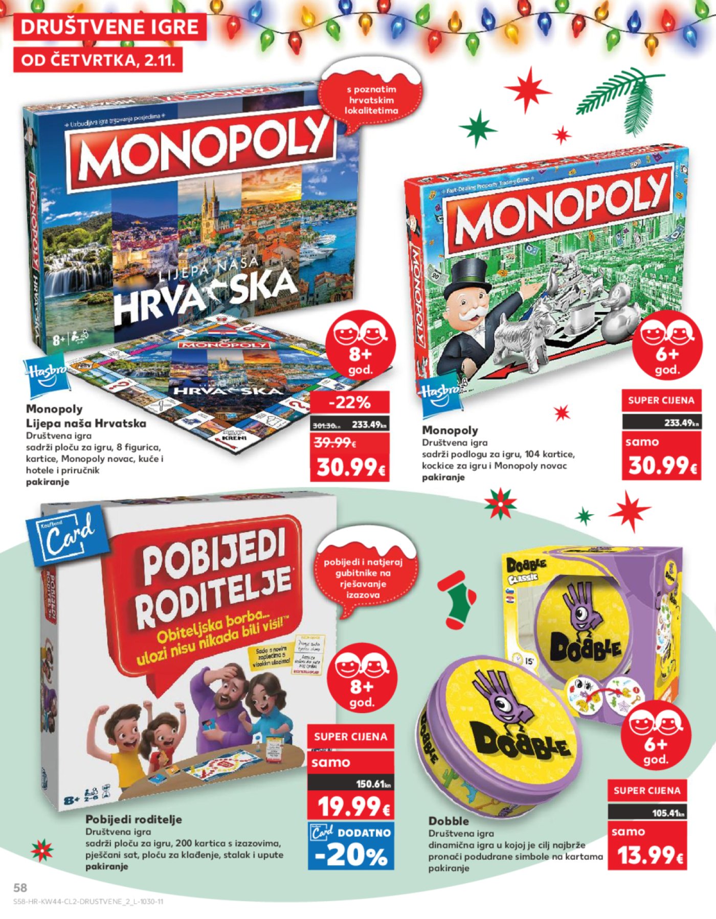 Kaufland katalog Najbolji izbor igračaka 02.11.-24.12.2023.