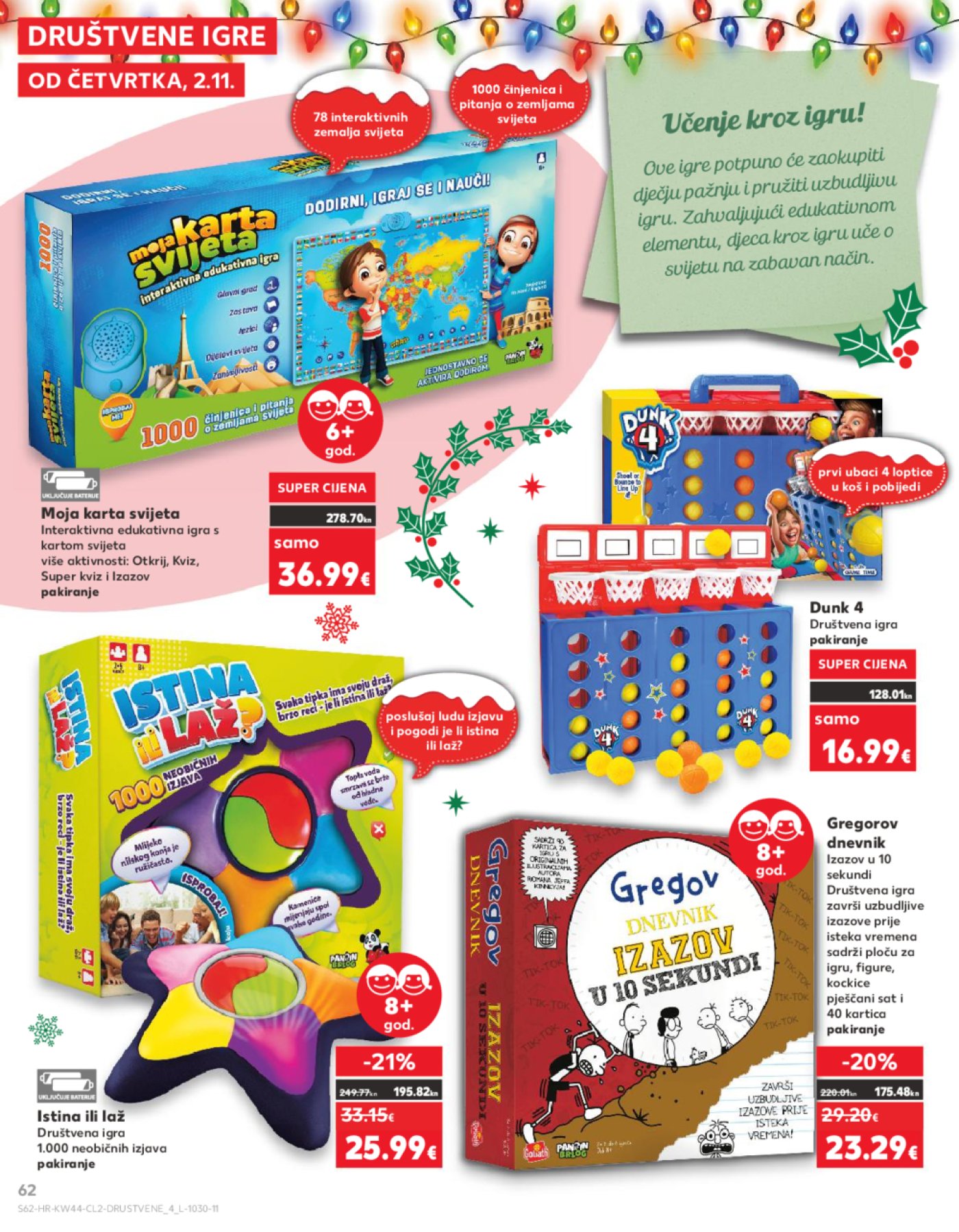 Kaufland katalog Najbolji izbor igračaka 02.11.-24.12.2023.
