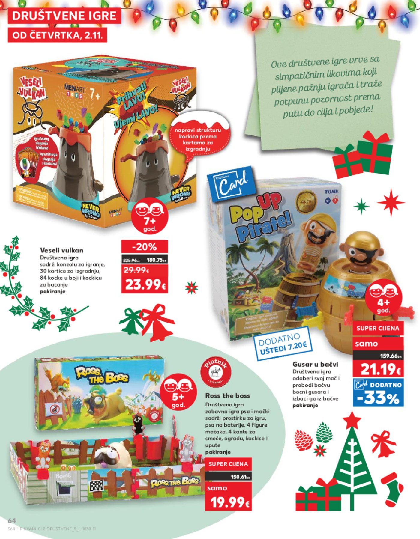 Kaufland katalog Najbolji izbor igračaka 02.11.-24.12.2023.