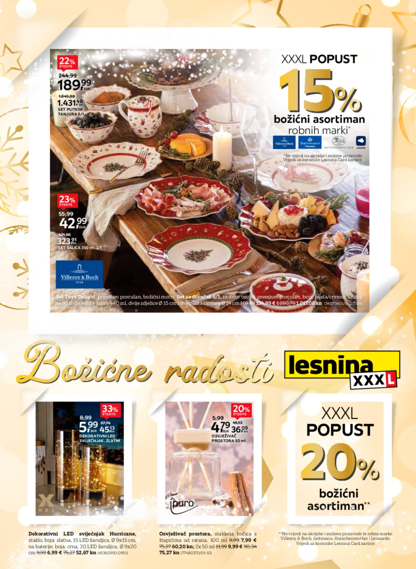 Lesnina Božićne radosti 02.11.-30.11.2023.