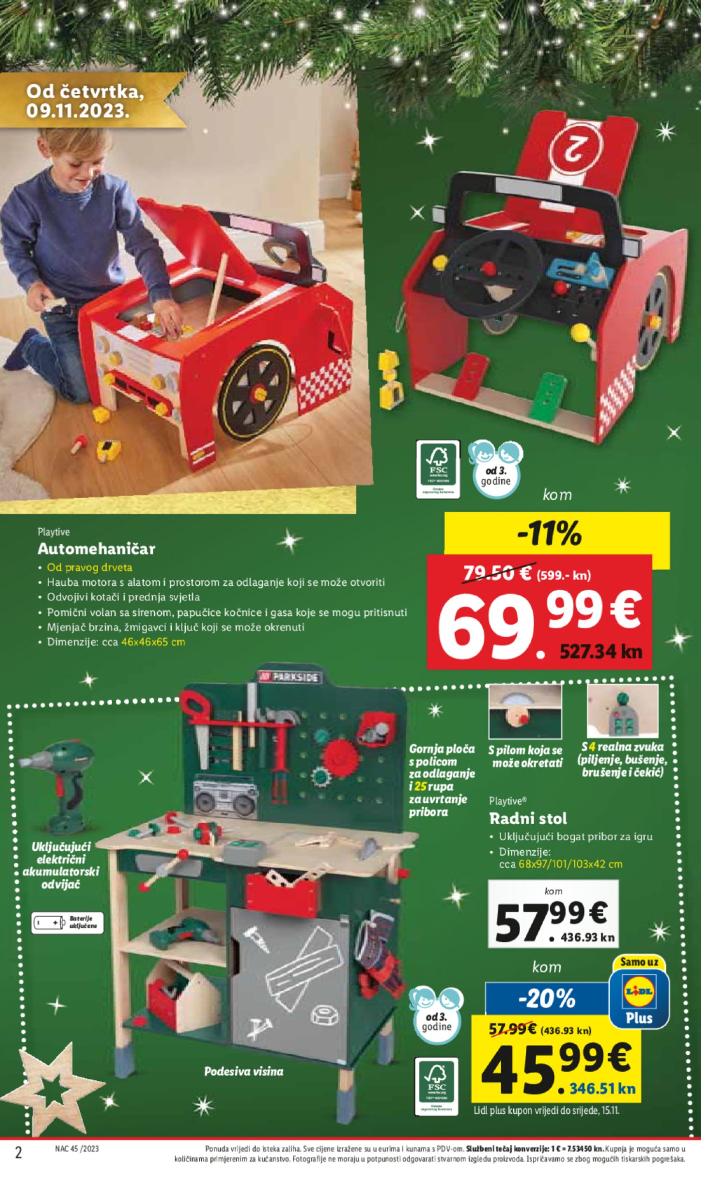 Lidl Božićni katalog igračaka od 09.11.2023.