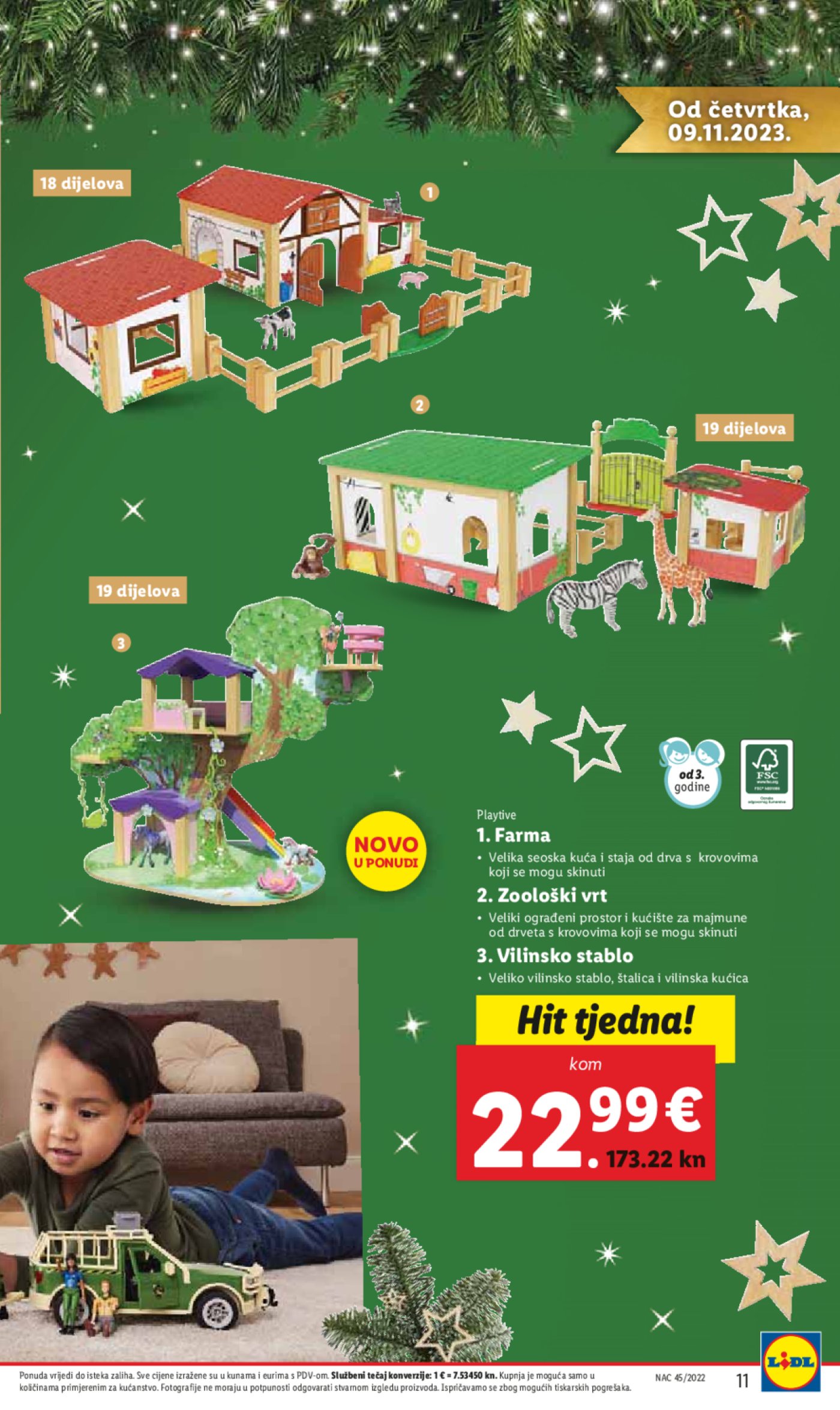 Lidl Božićni katalog igračaka od 09.11.2023.