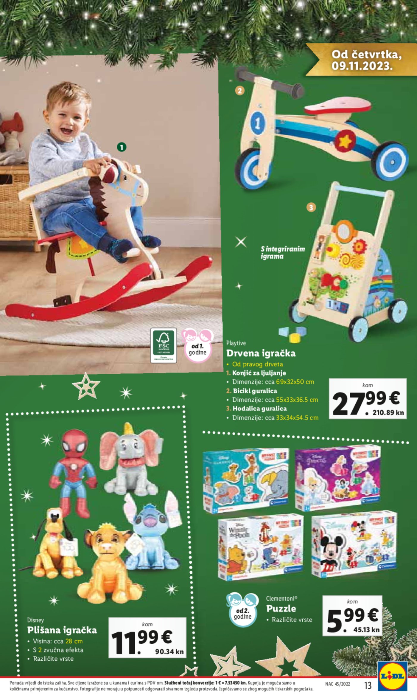 Lidl Božićni katalog igračaka od 09.11.2023.