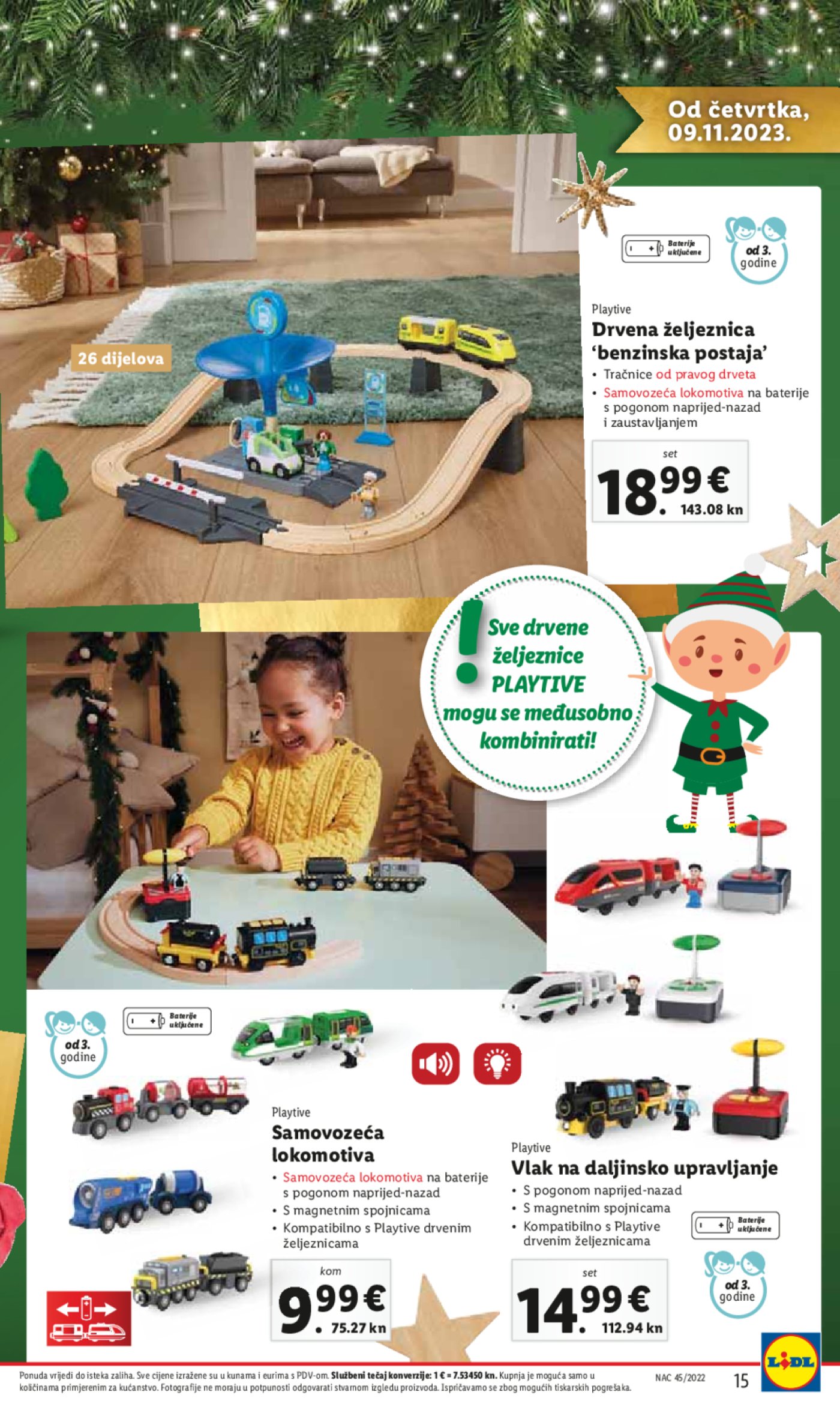 Lidl Božićni katalog igračaka od 09.11.2023.