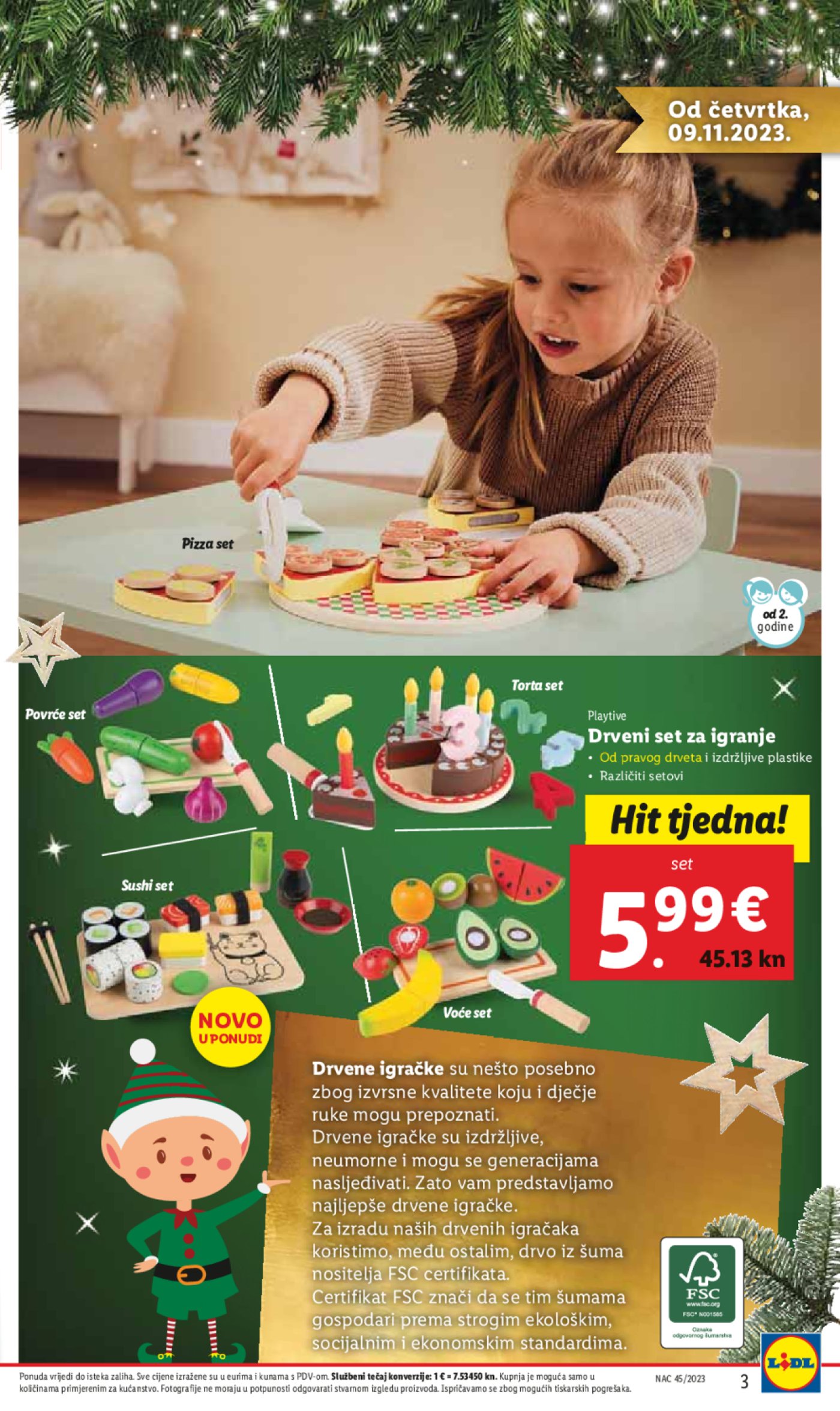 Lidl Božićni katalog igračaka od 09.11.2023.