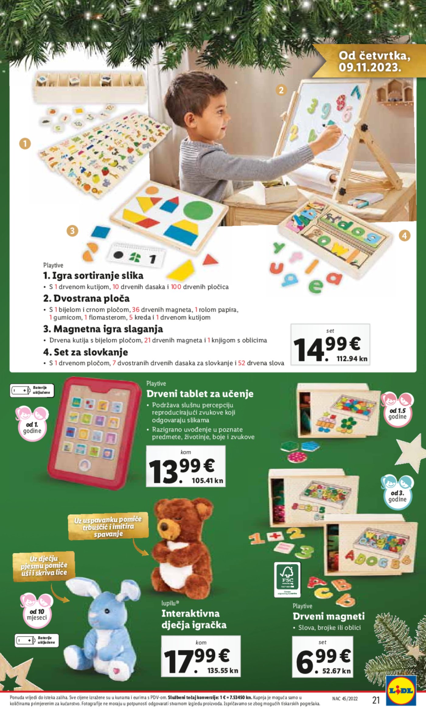 Lidl Božićni katalog igračaka od 09.11.2023.