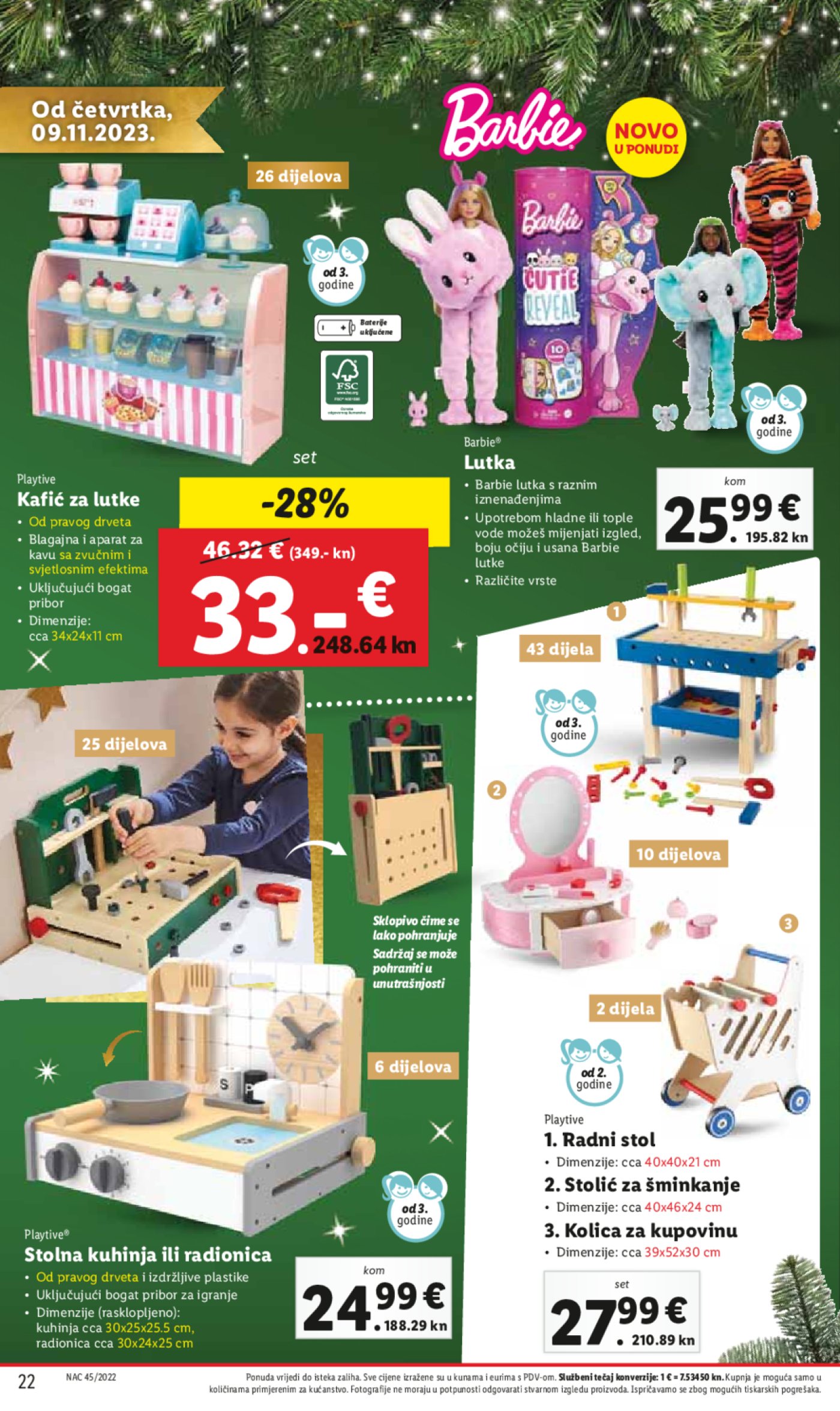 Lidl Božićni katalog igračaka od 09.11.2023.