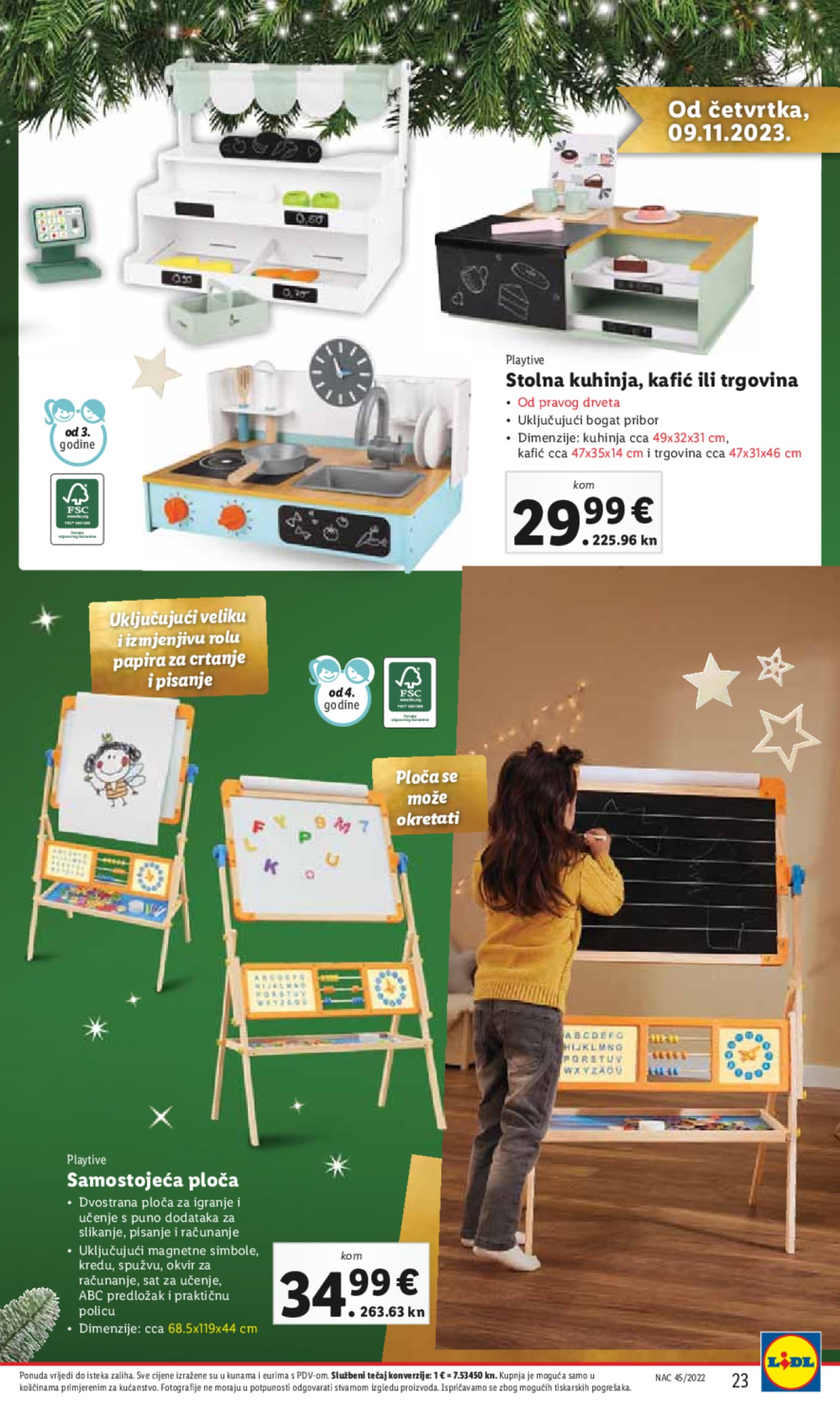 Lidl Božićni katalog igračaka od 09.11.2023.