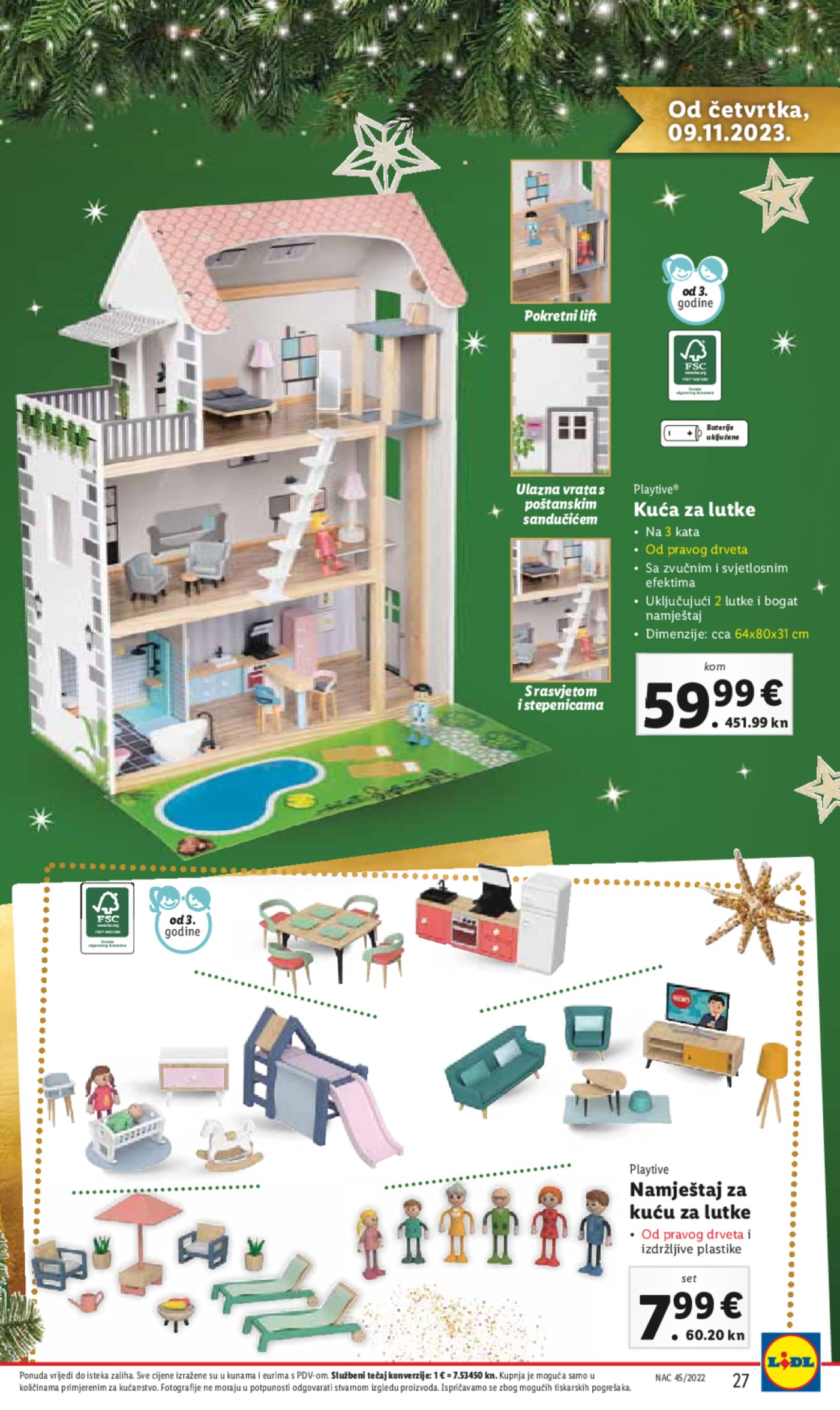 Lidl Božićni katalog igračaka od 09.11.2023.