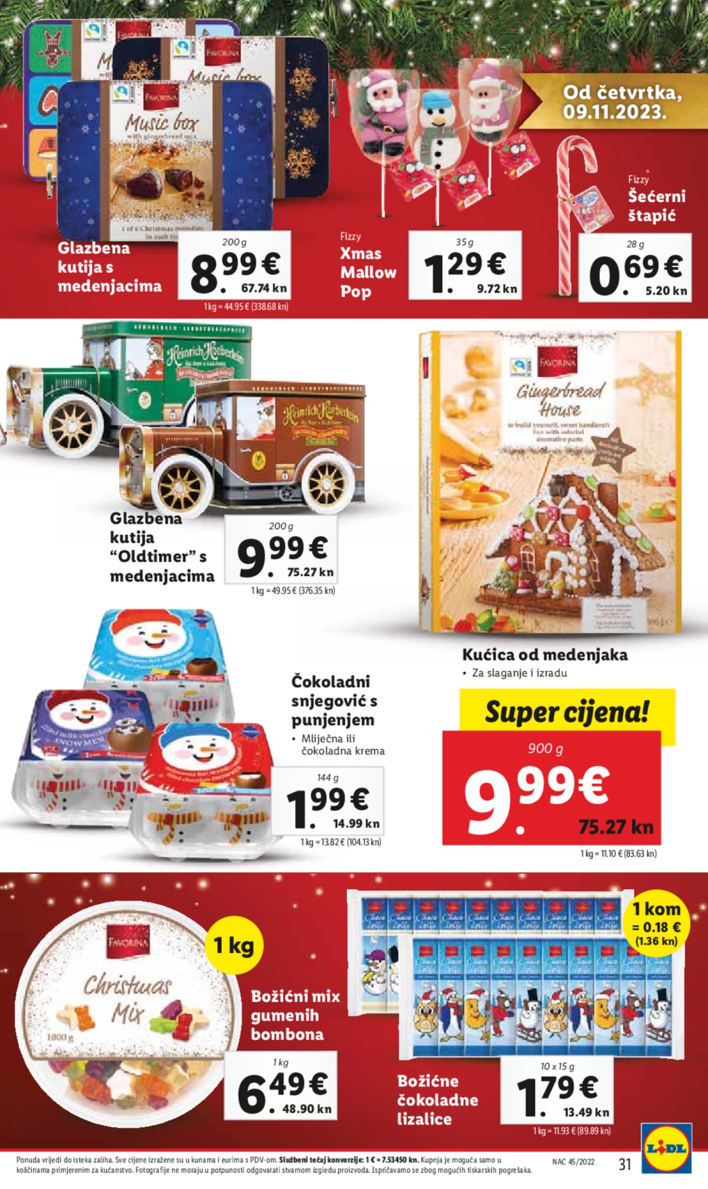 Lidl Božićni katalog igračaka od 09.11.2023.