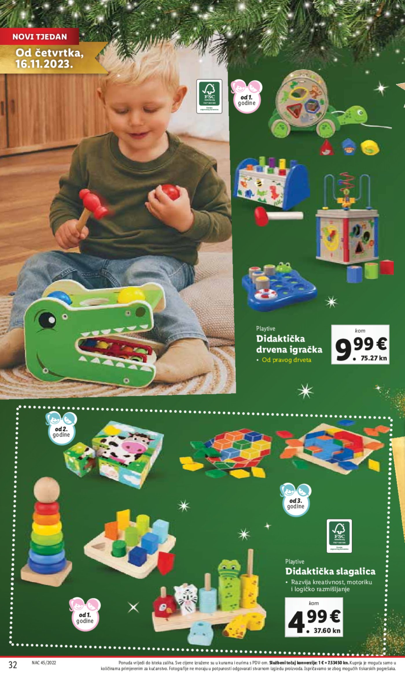 Lidl Božićni katalog igračaka od 09.11.2023.