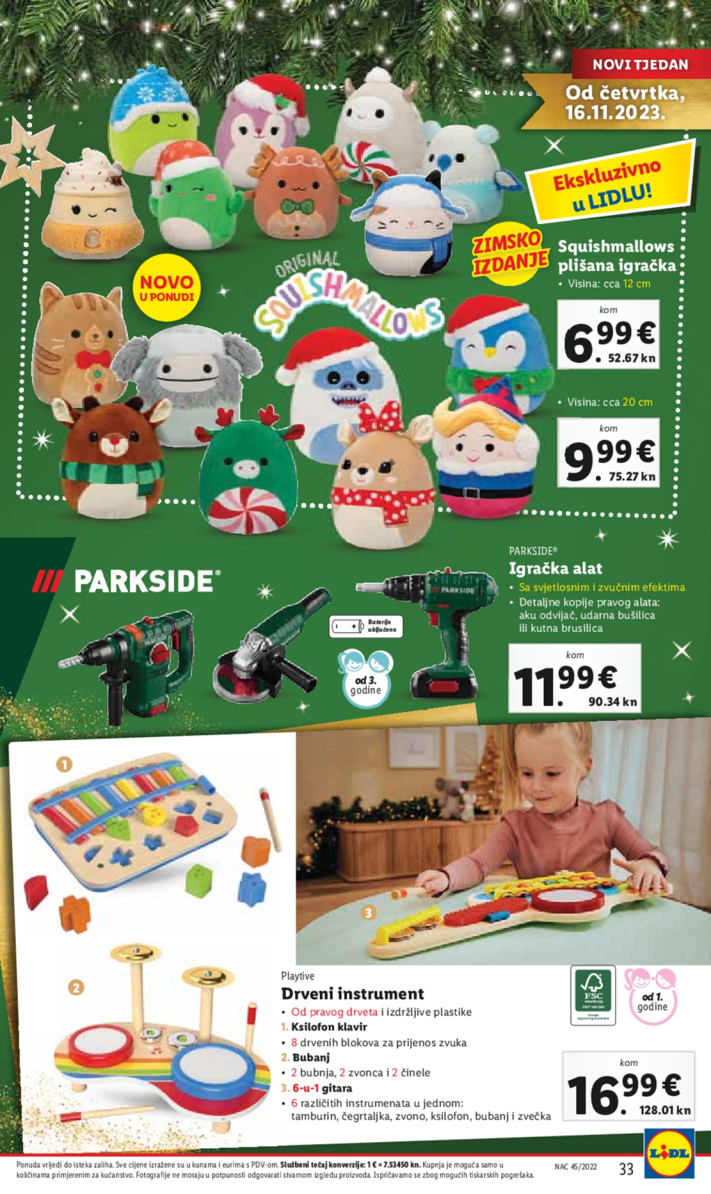 Lidl Božićni katalog igračaka od 09.11.2023.