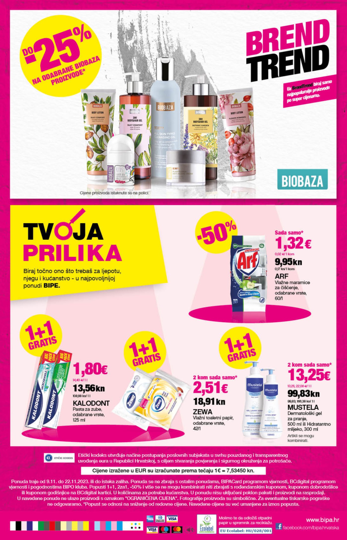 Bipa katalog Akcija 9.11.-22.11.2023.