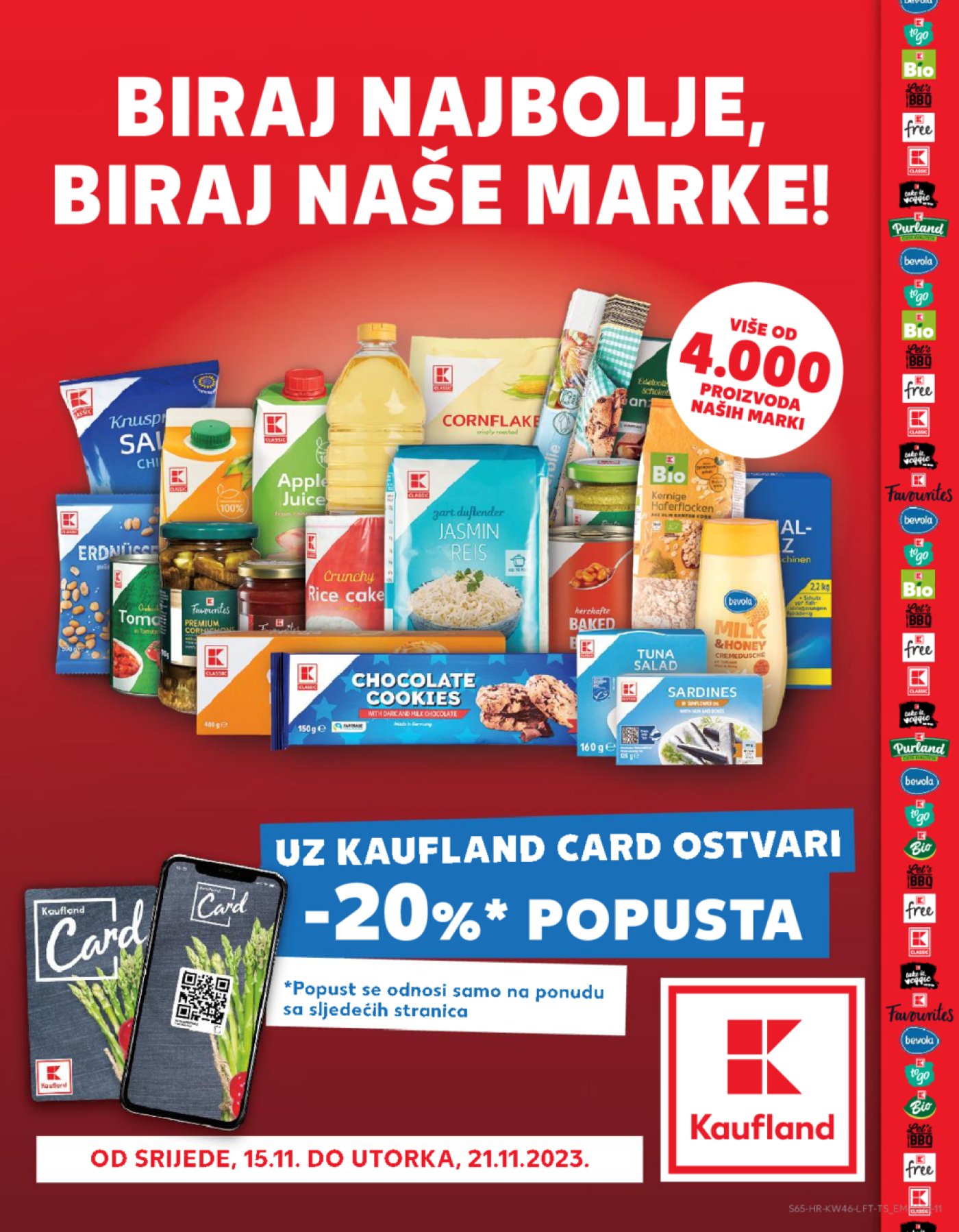 Kaufland katalog Akcija 15.11.-21.11.2023. Odabrane poslovnice