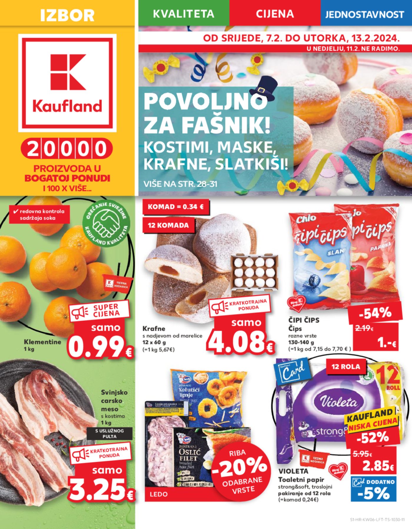 Kaufland katalog Akcija 07.02.-13.02.2024. Odabrane poslovnice