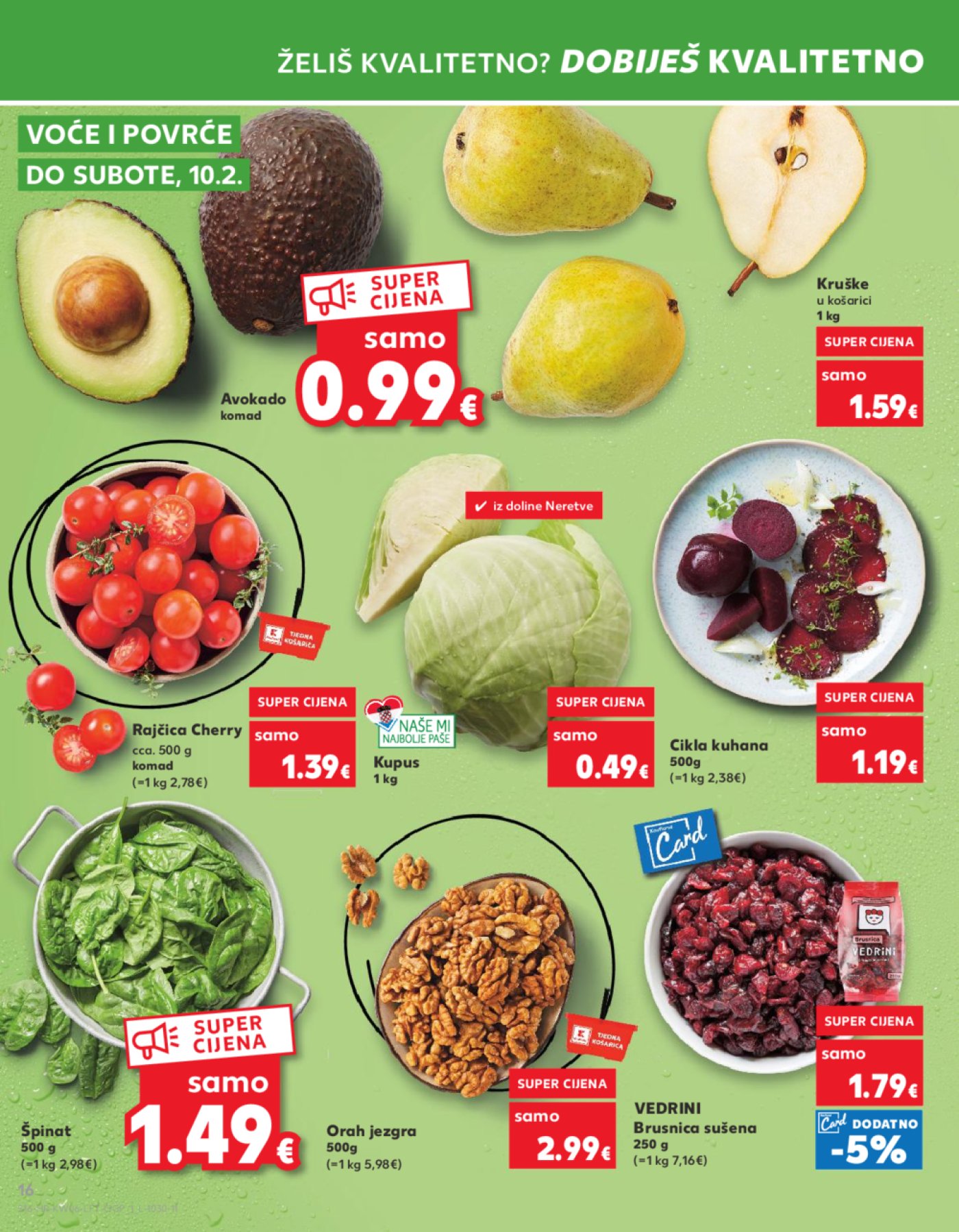Kaufland katalog Akcija 07.02.-13.02.2024. Odabrane poslovnice