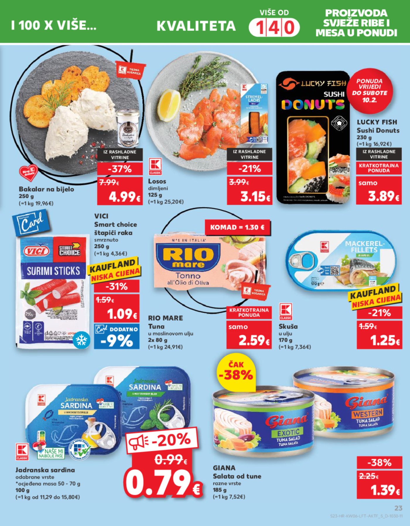 Kaufland katalog Akcija 07.02.-13.02.2024. Odabrane poslovnice
