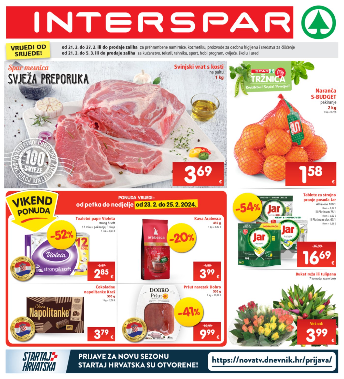 INTERSPAR katalog Akcija 21.02. - 27.02.2024.