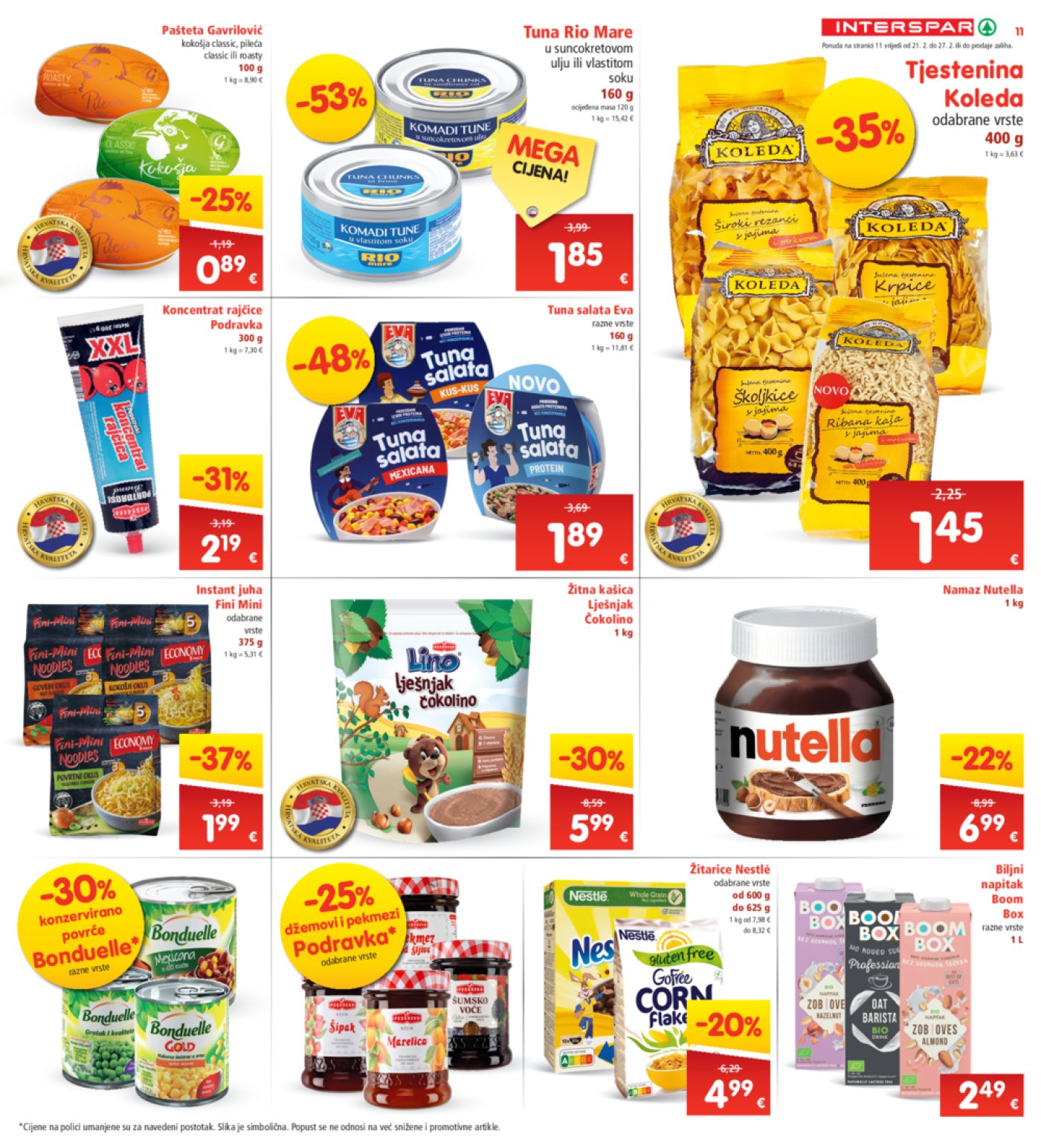 INTERSPAR katalog Akcija 21.02. - 27.02.2024.
