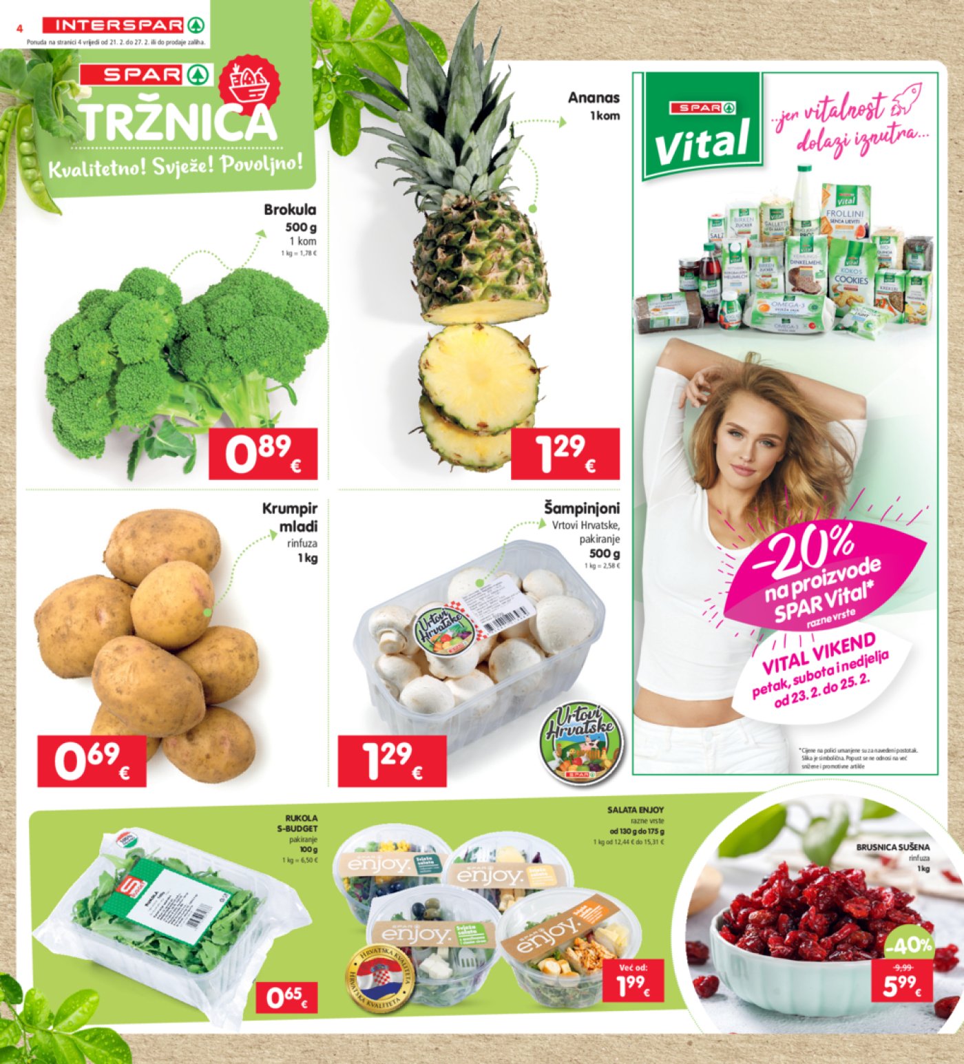 INTERSPAR katalog Akcija 21.02. - 27.02.2024.