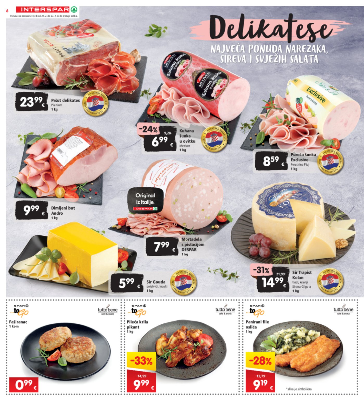 INTERSPAR katalog Akcija 21.02. - 27.02.2024.