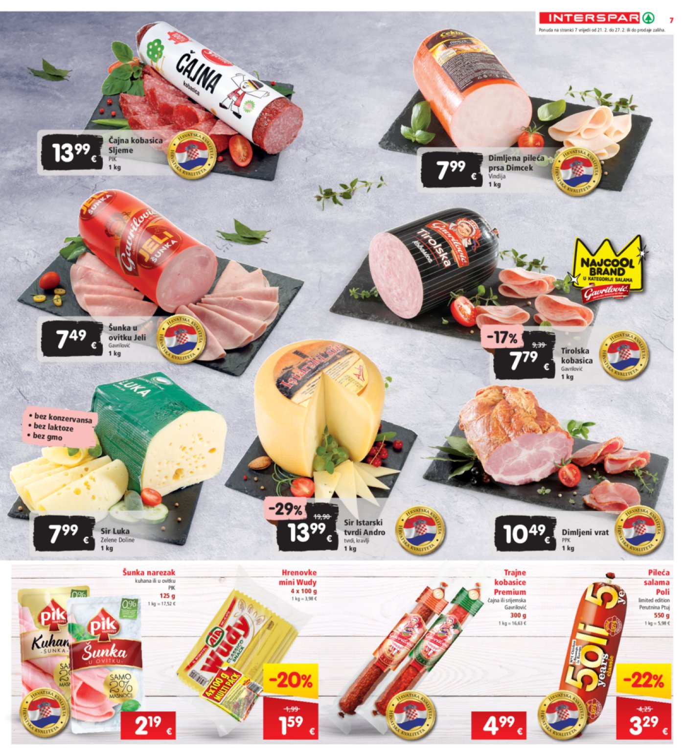 INTERSPAR katalog Akcija 21.02. - 27.02.2024.