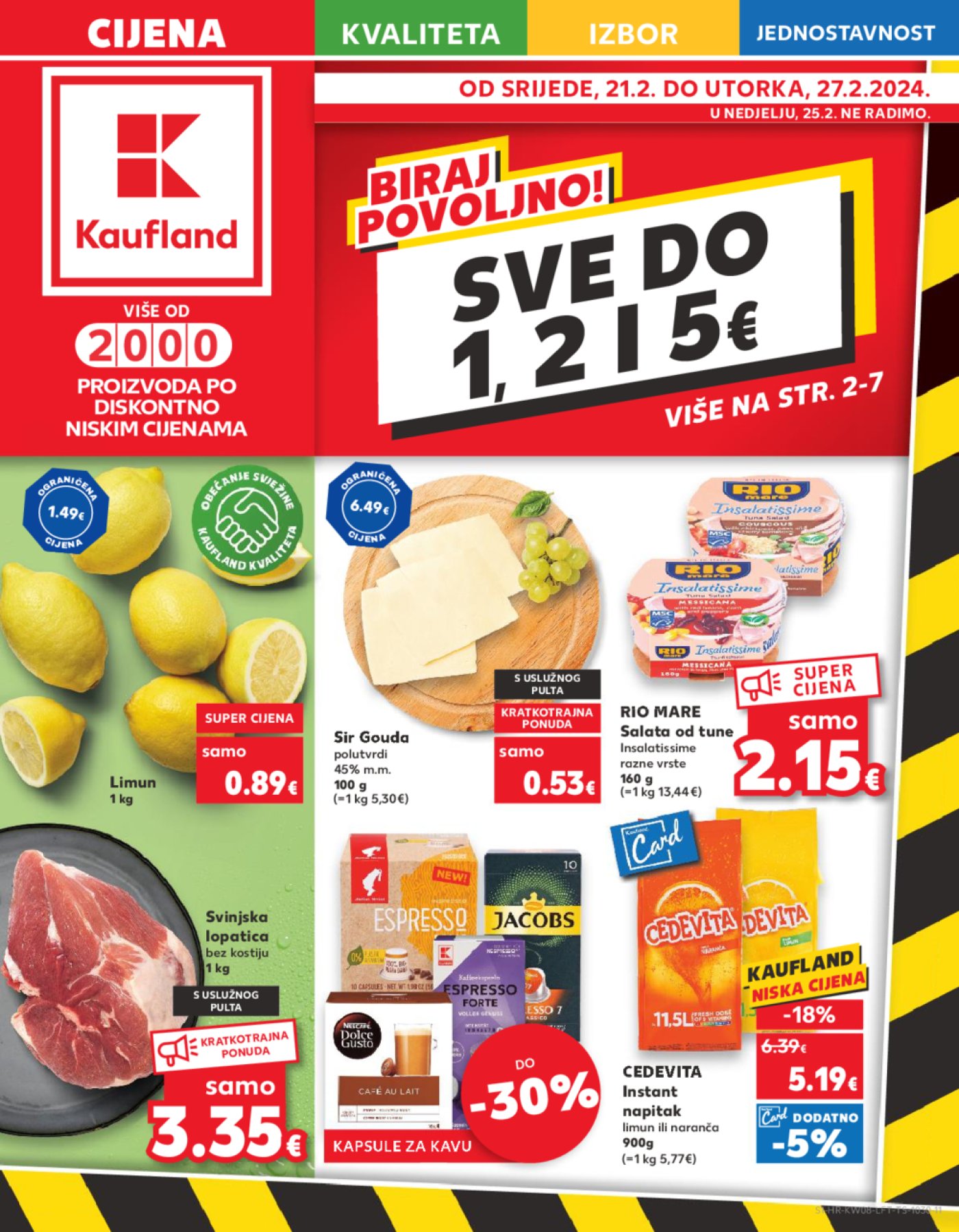 Kaufland katalog Akcija 21.02.-27.02.2024. Odabrane poslovnice 