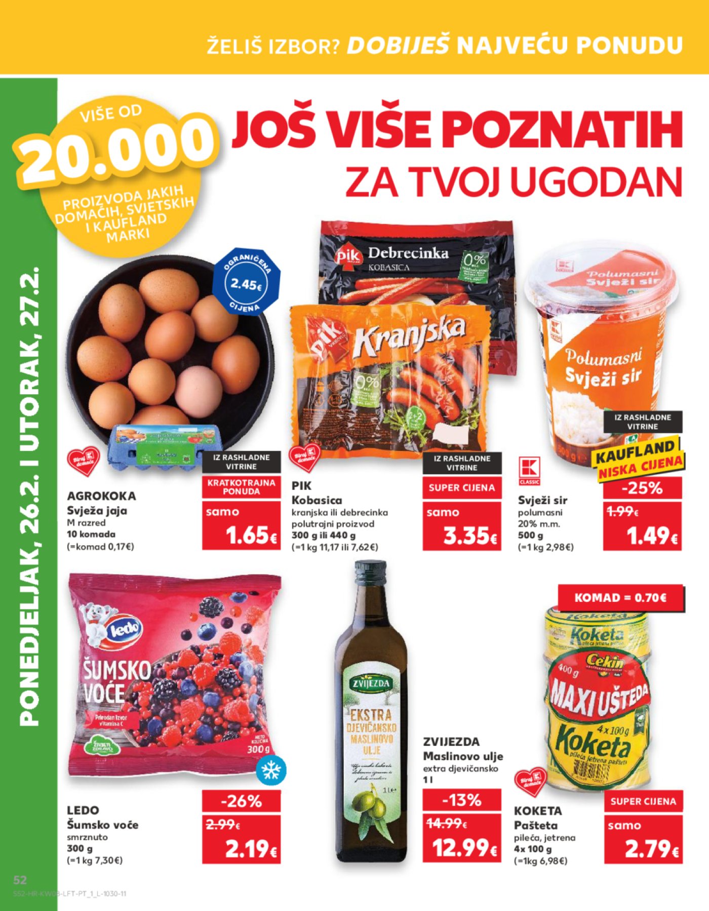 Kaufland katalog Akcija 21.02.-27.02.2024. Odabrane poslovnice 
