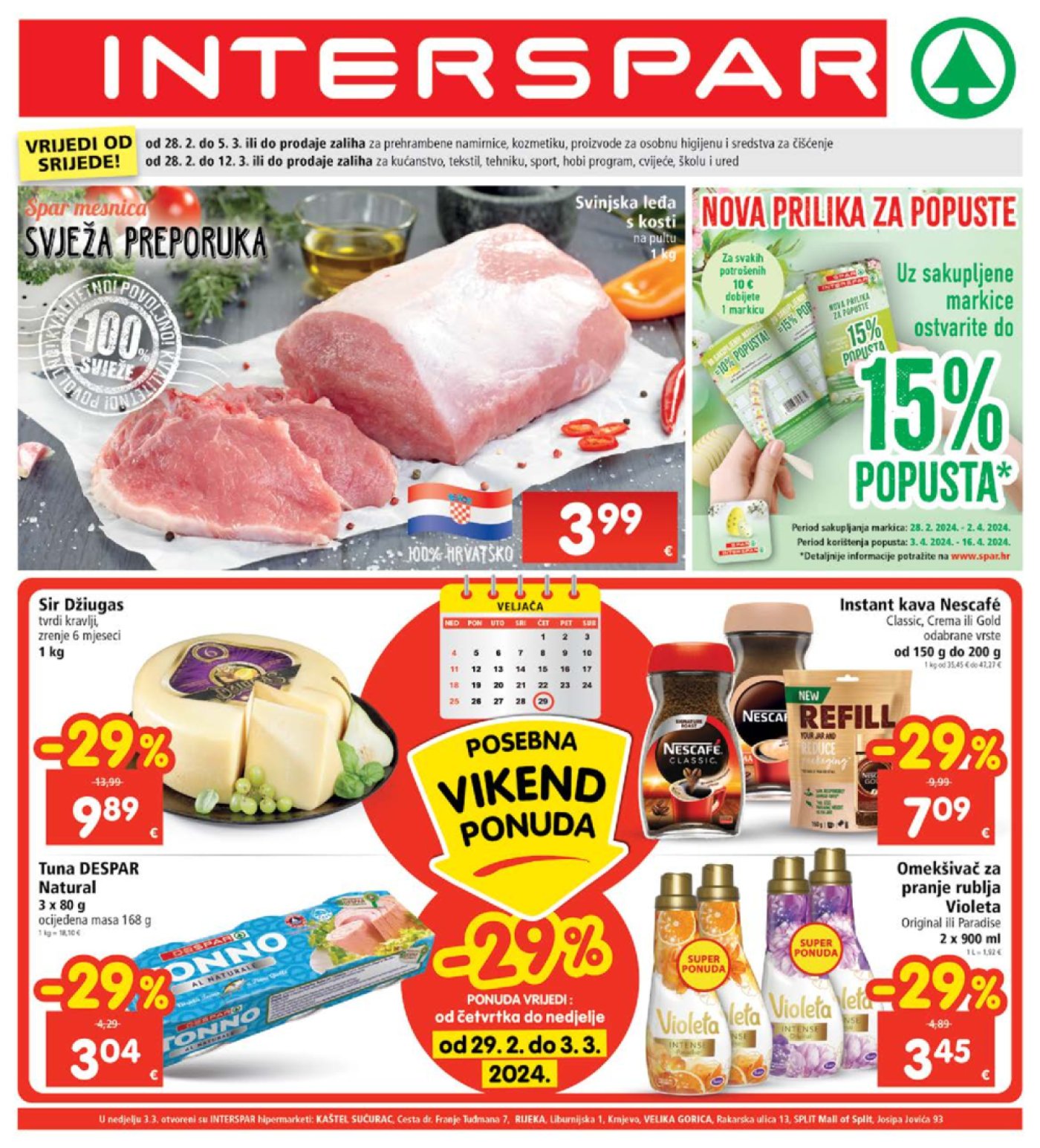 INTERSPAR katalog Akcija 28.02.-05.03.2024.