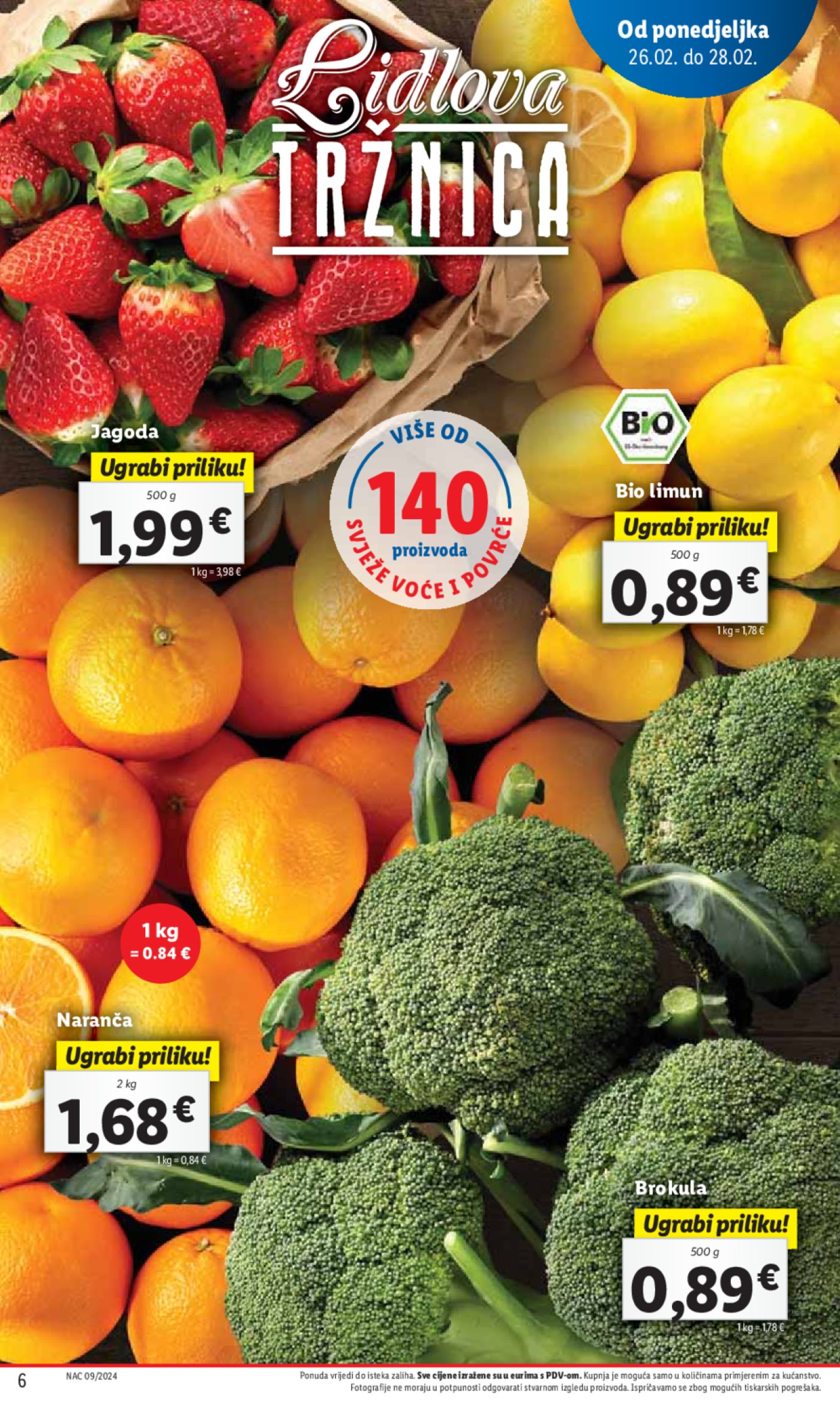 Lidl katalog Super ponuda od ponedjeljka 26.02.-03.03.2024.