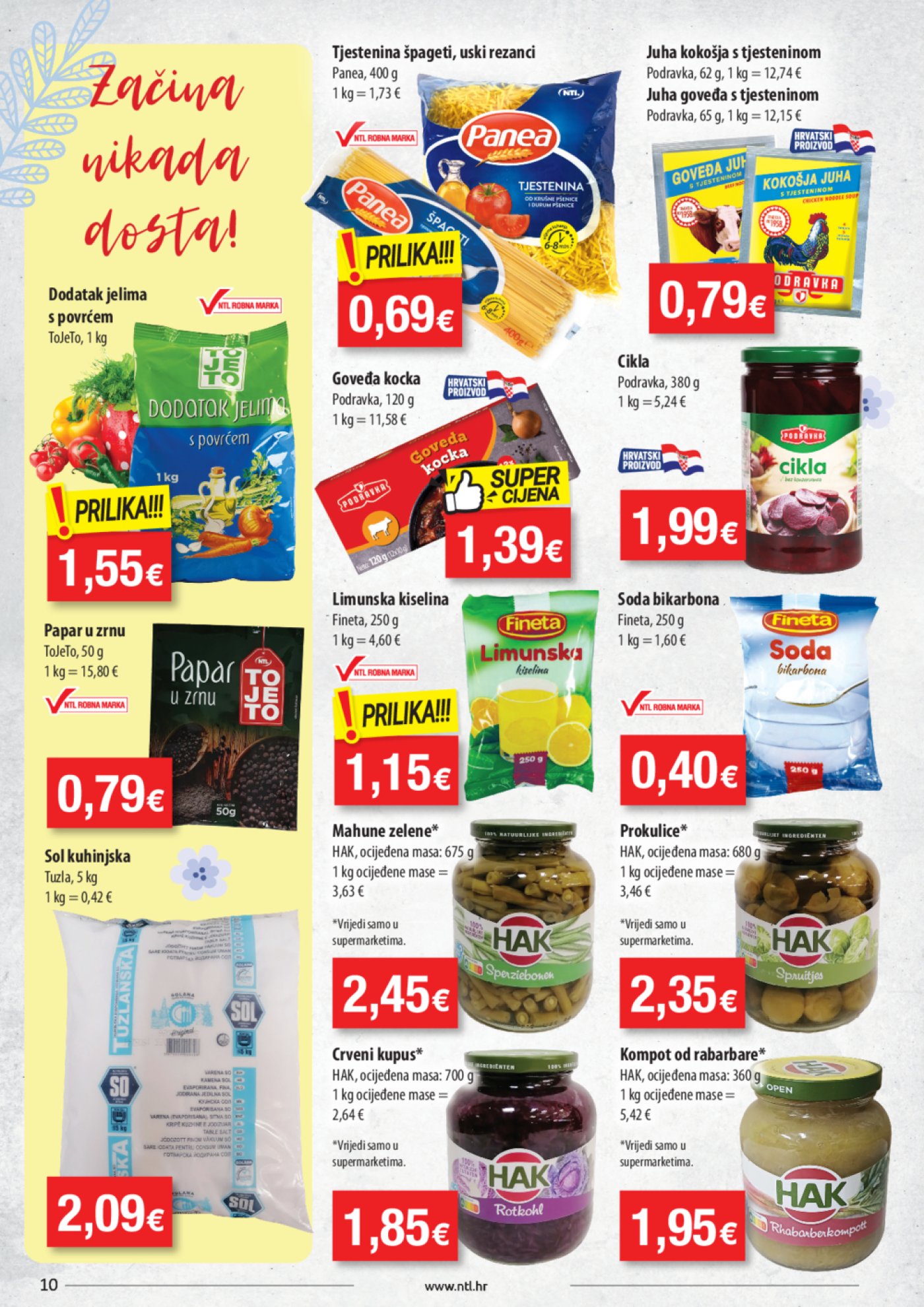 NTL katalog Akcija 28.02.-05.03.2024. Odabrane poslovnice