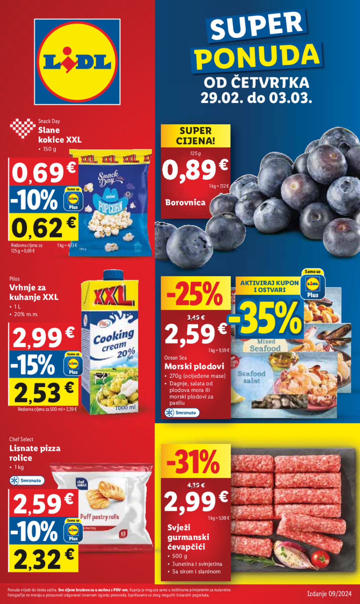 Lidl katalog Super ponuda od četvrtka 29.02.-03.03.2024.