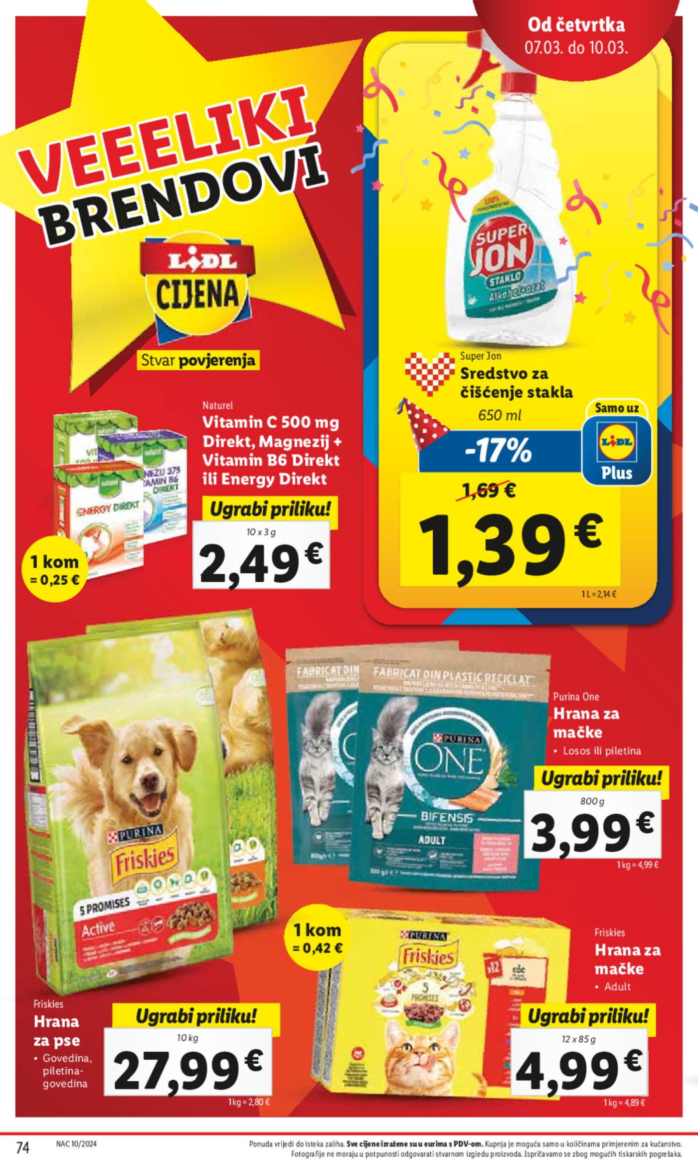 Lidl katalog Super ponuda od ponedjeljka 04.03.-10.03.2024.