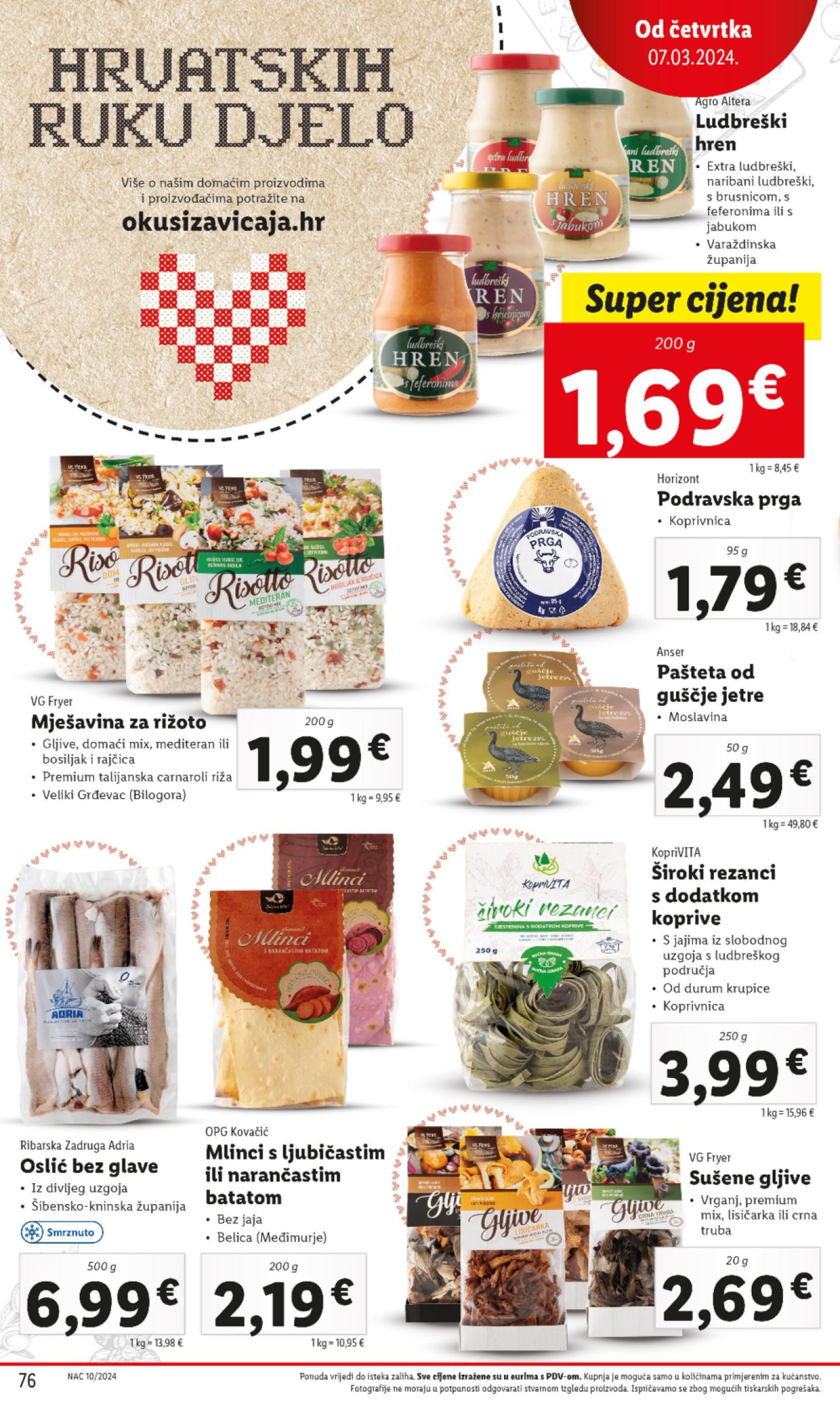 Lidl katalog Super ponuda od ponedjeljka 04.03.-10.03.2024.