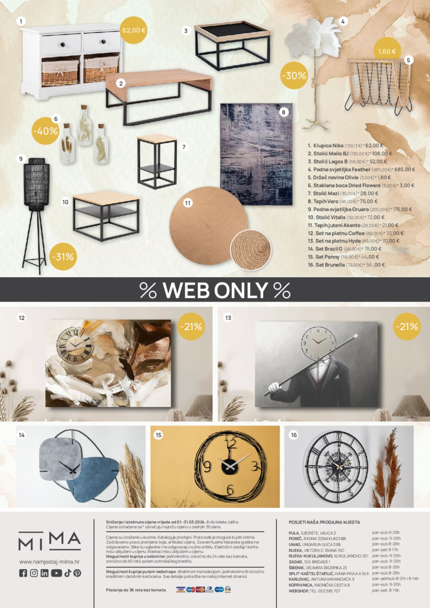 Namještaj Mima katalog Pravi osjećaj doma 01.03.-31.03.2024.