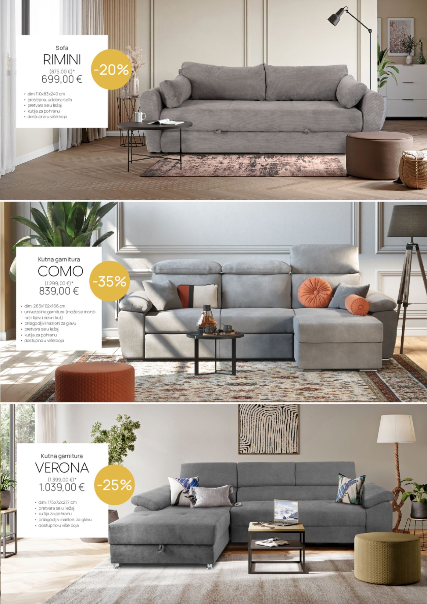 Namještaj Mima katalog Pravi osjećaj doma 01.03.-31.03.2024.