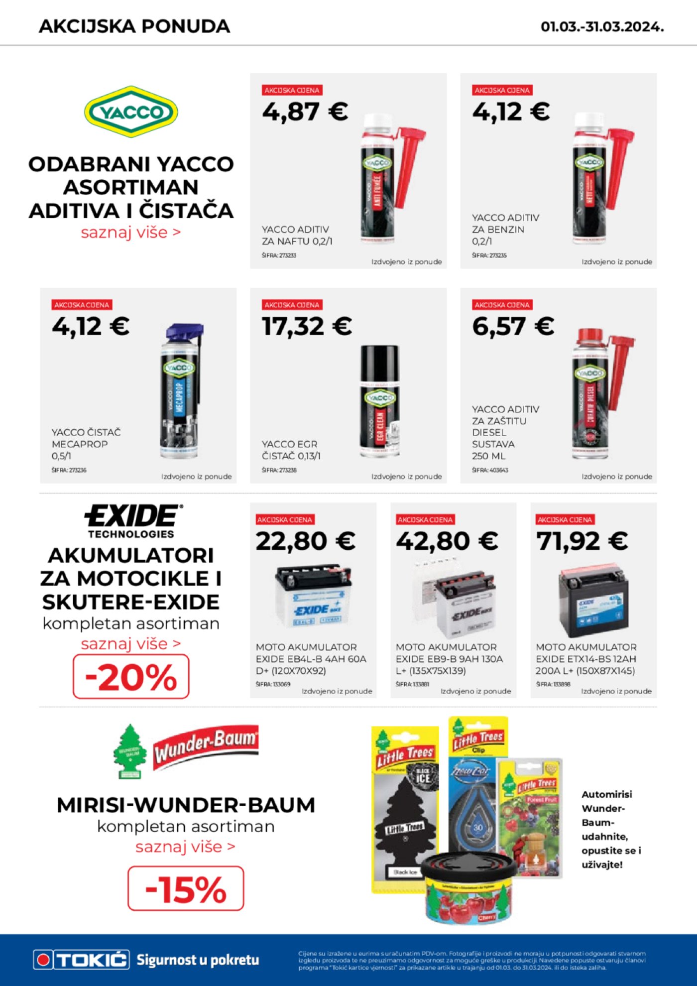 Tokić katalog Akcijska ponuda 01.03.-31.03.2024.