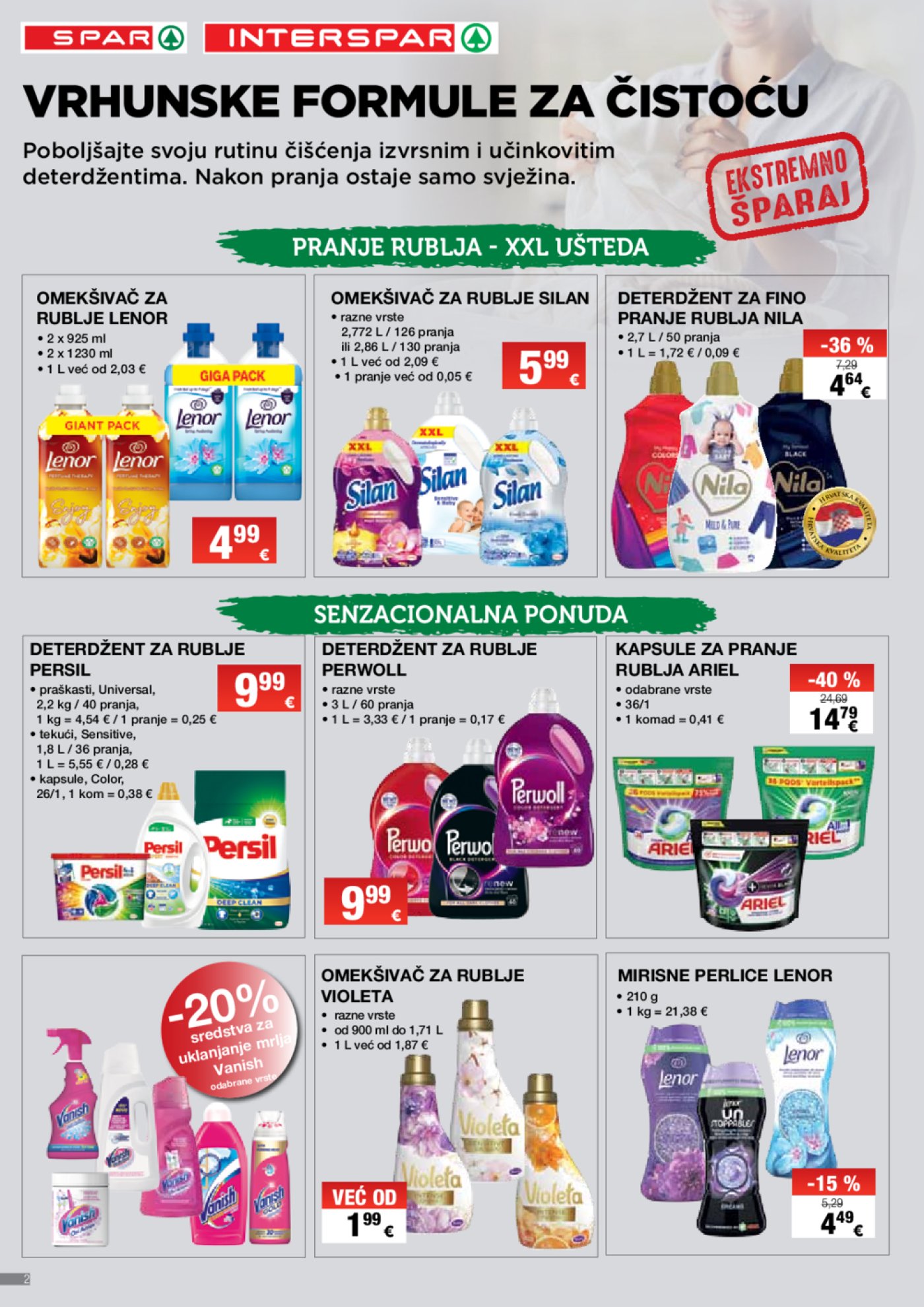 INTERSPAR katalog Učinkovito i prihvatljivo 14.03.-03.04.2024.