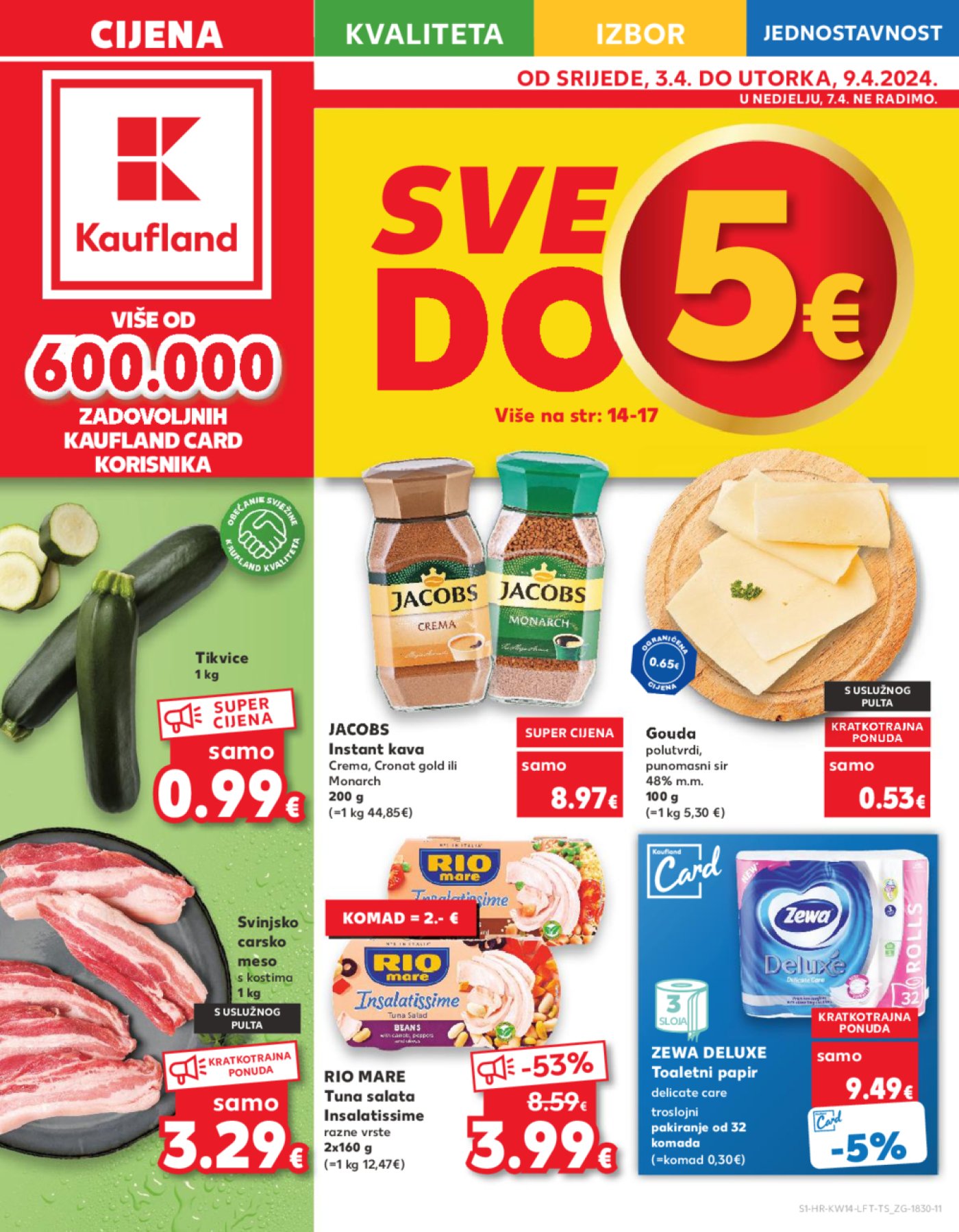 Kaufland katalog Akcija 03.04. - 09.04.2024. Zagreb