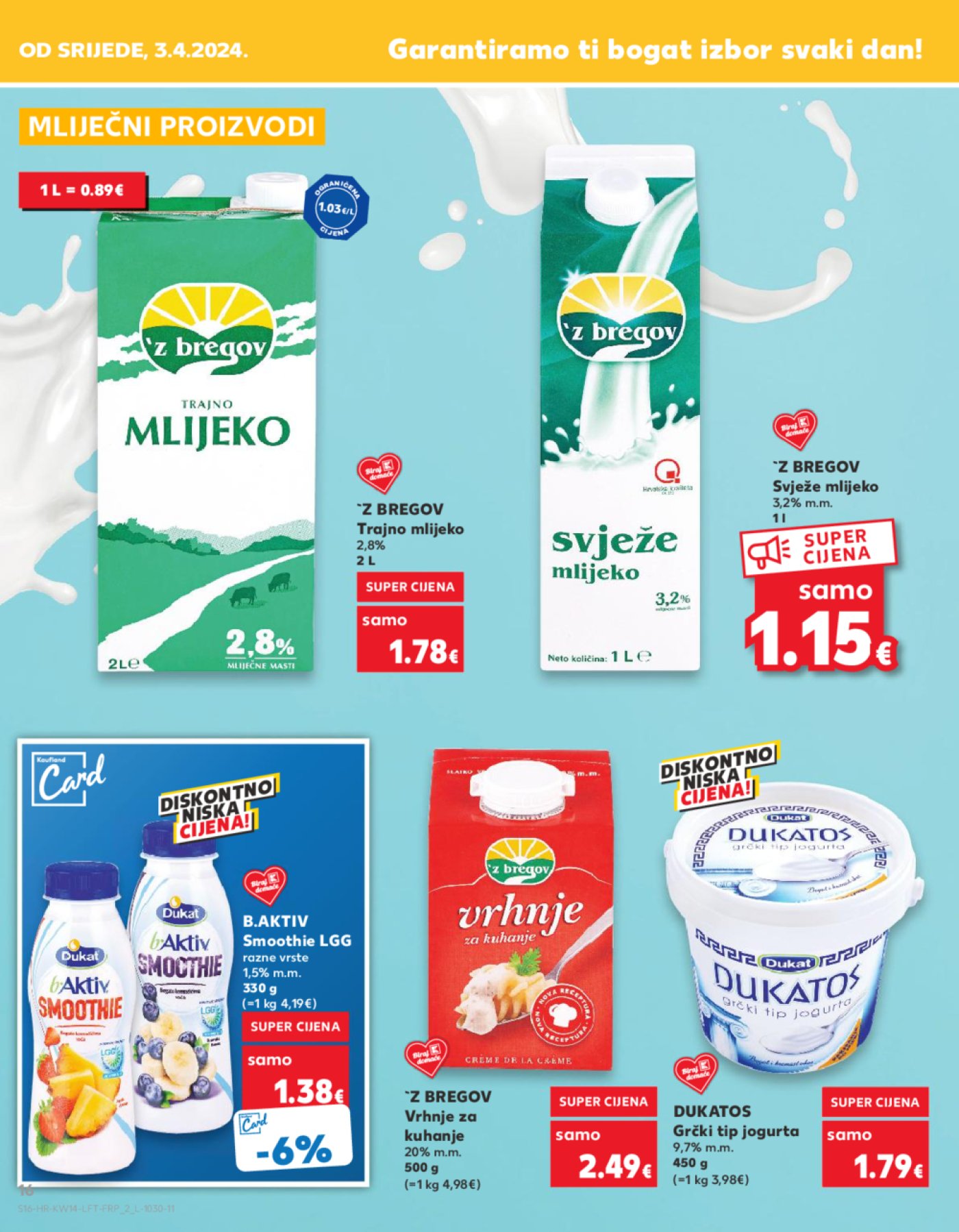 Kaufland katalog Akcija 03.04. - 09.04.2024. Zagreb